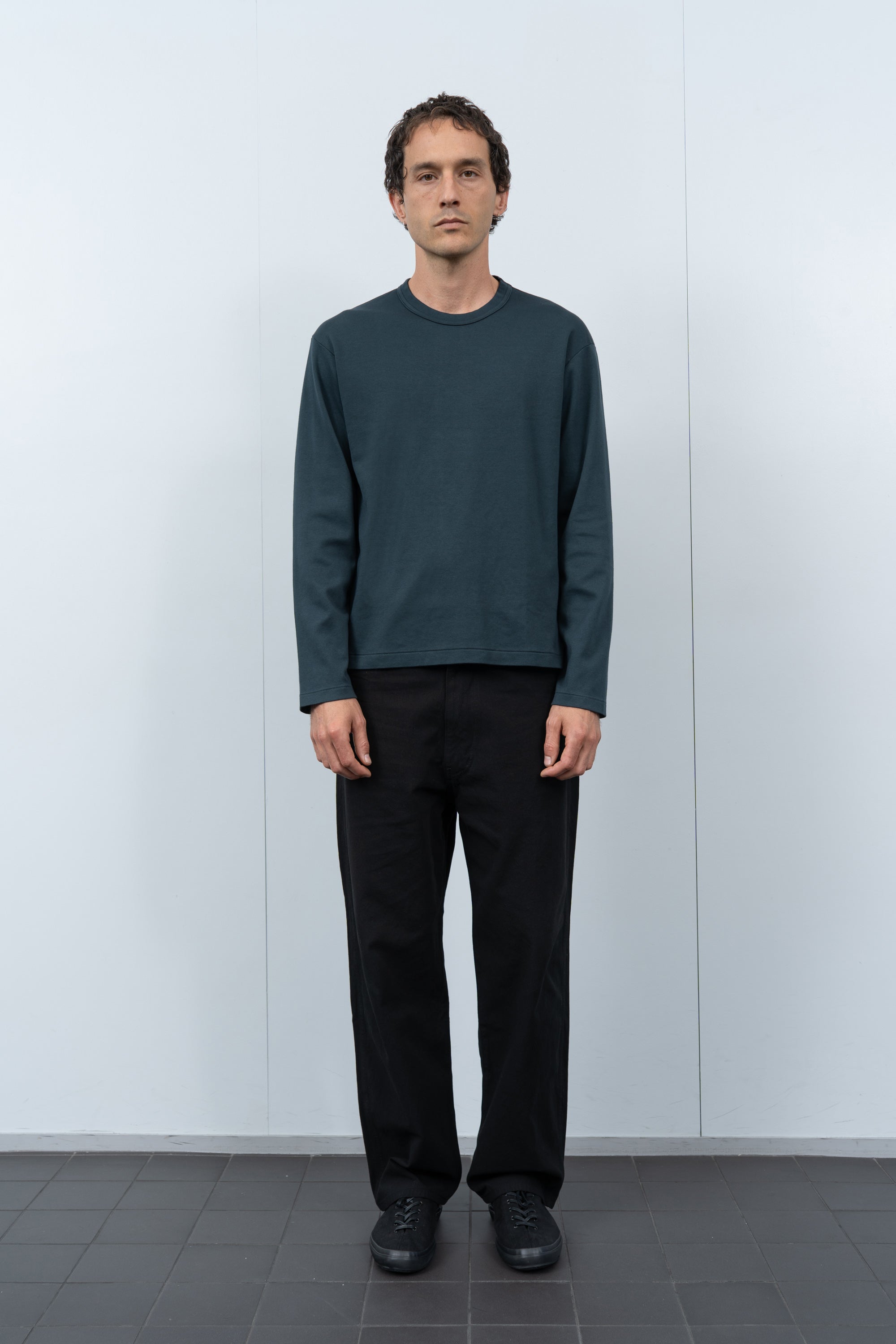 PIMA LOCK L/S T-SHIRT - ABYSS