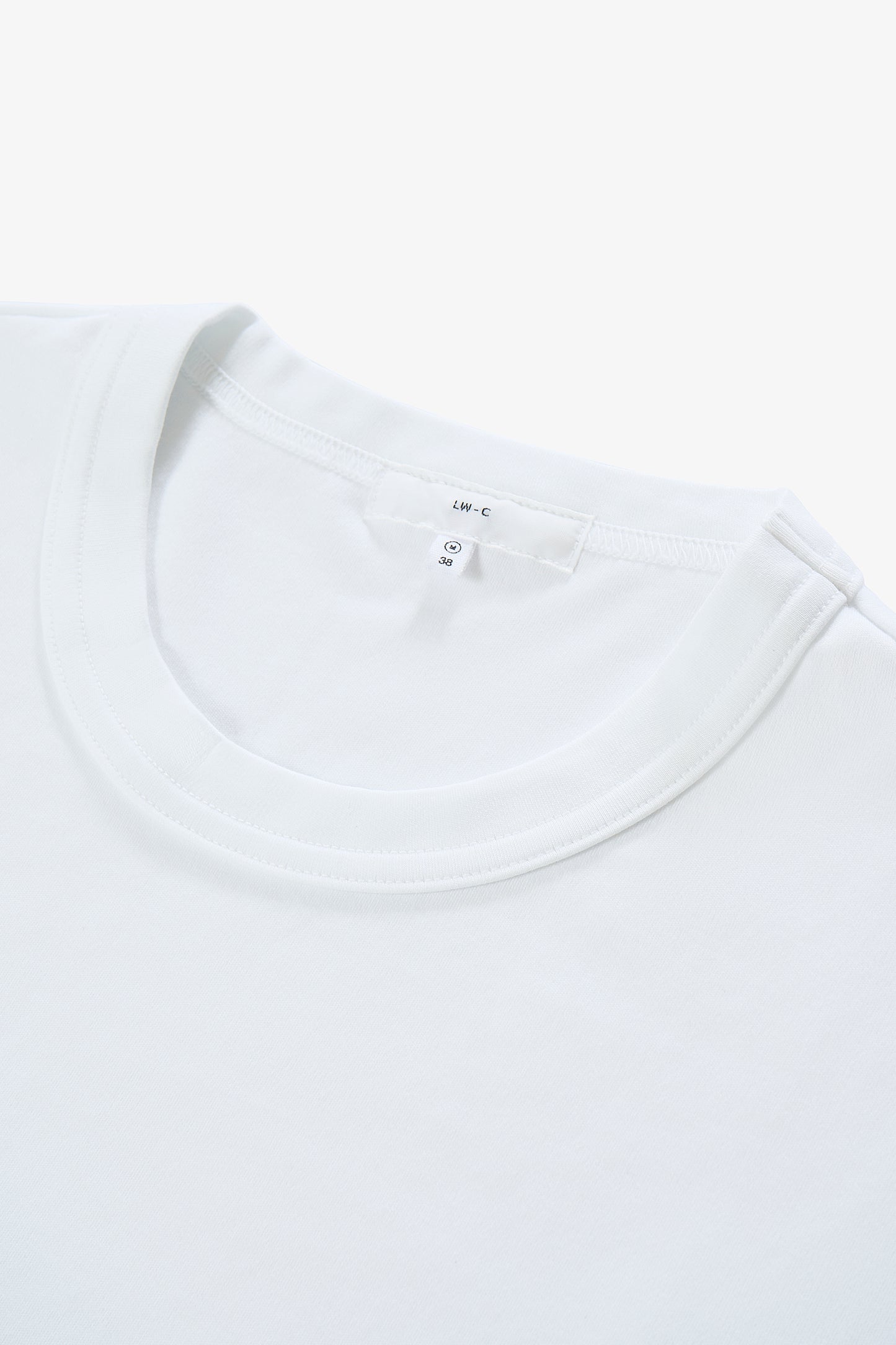 PIMA LOCK L/S T-SHIRT - WHITE