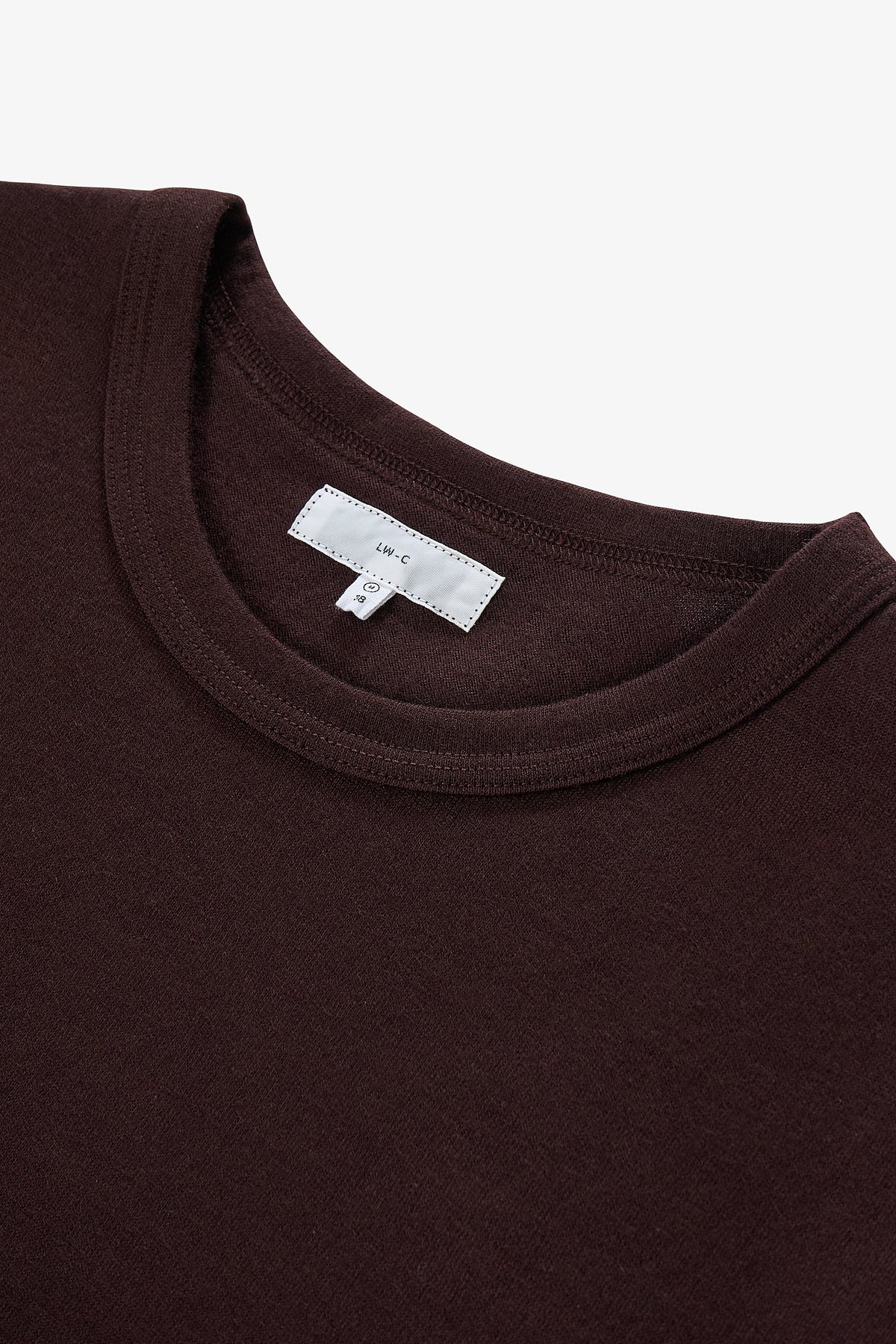 L/S WOOL CARLEN T-SHIRT - BROWN
