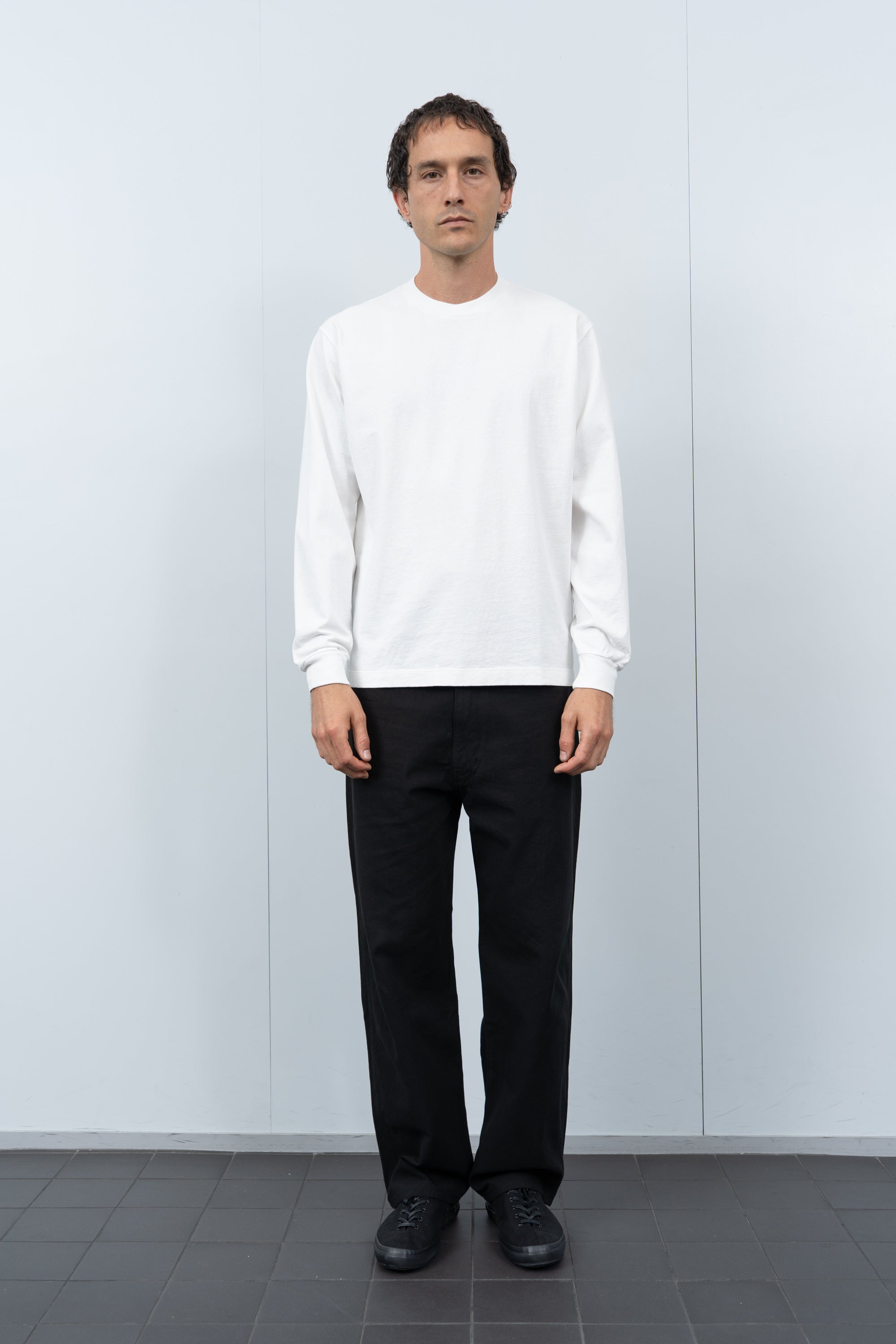 L/S MUNICIPAL T-SHIRT - WHITE – LADY WHITE CO.