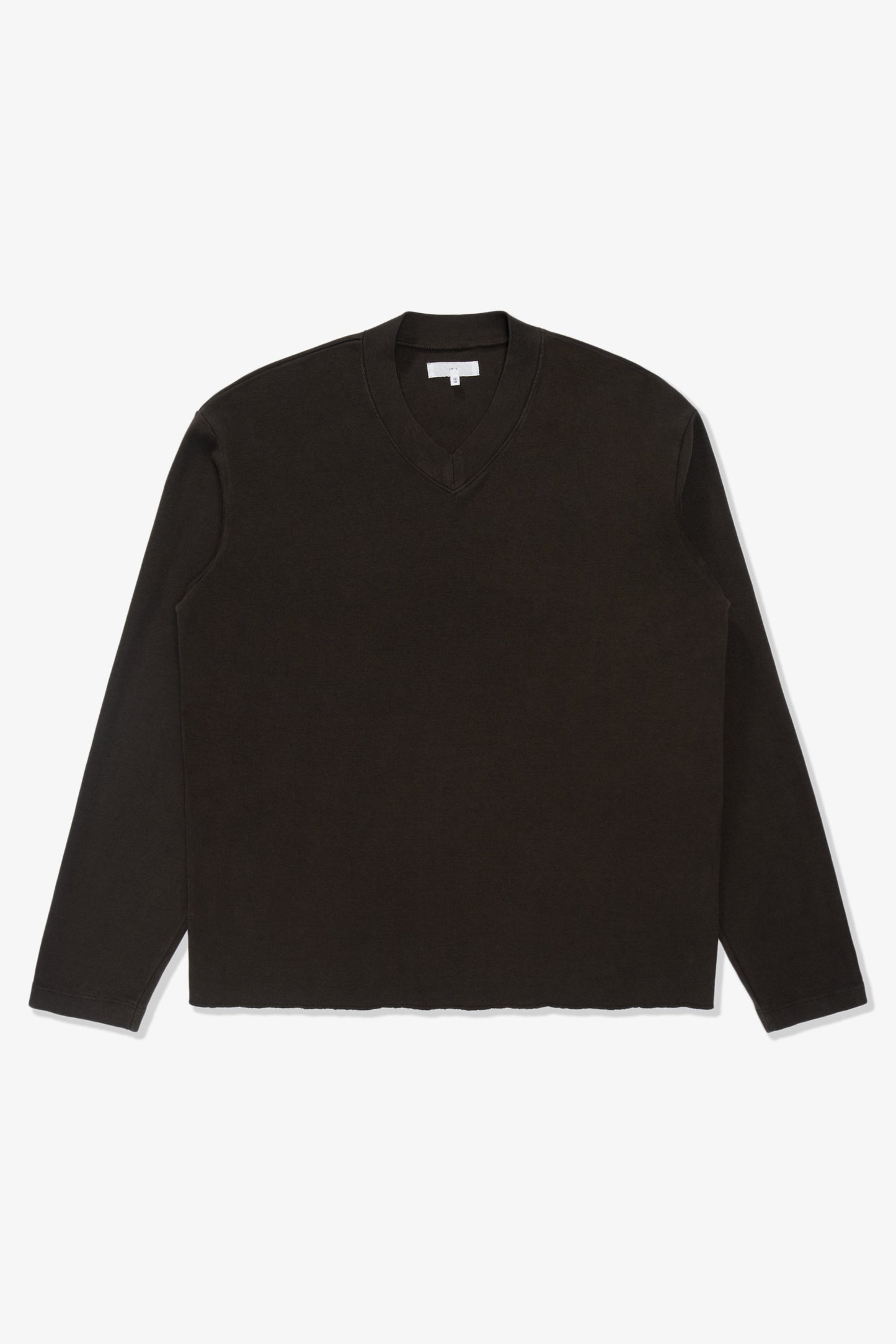 HIGH V-NECK T-SHIRT - TIMBER