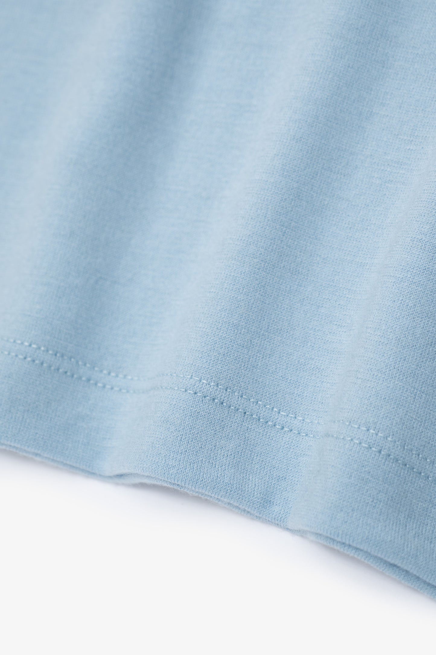 SUMMER WOOL POLO - LIGHT BLUE