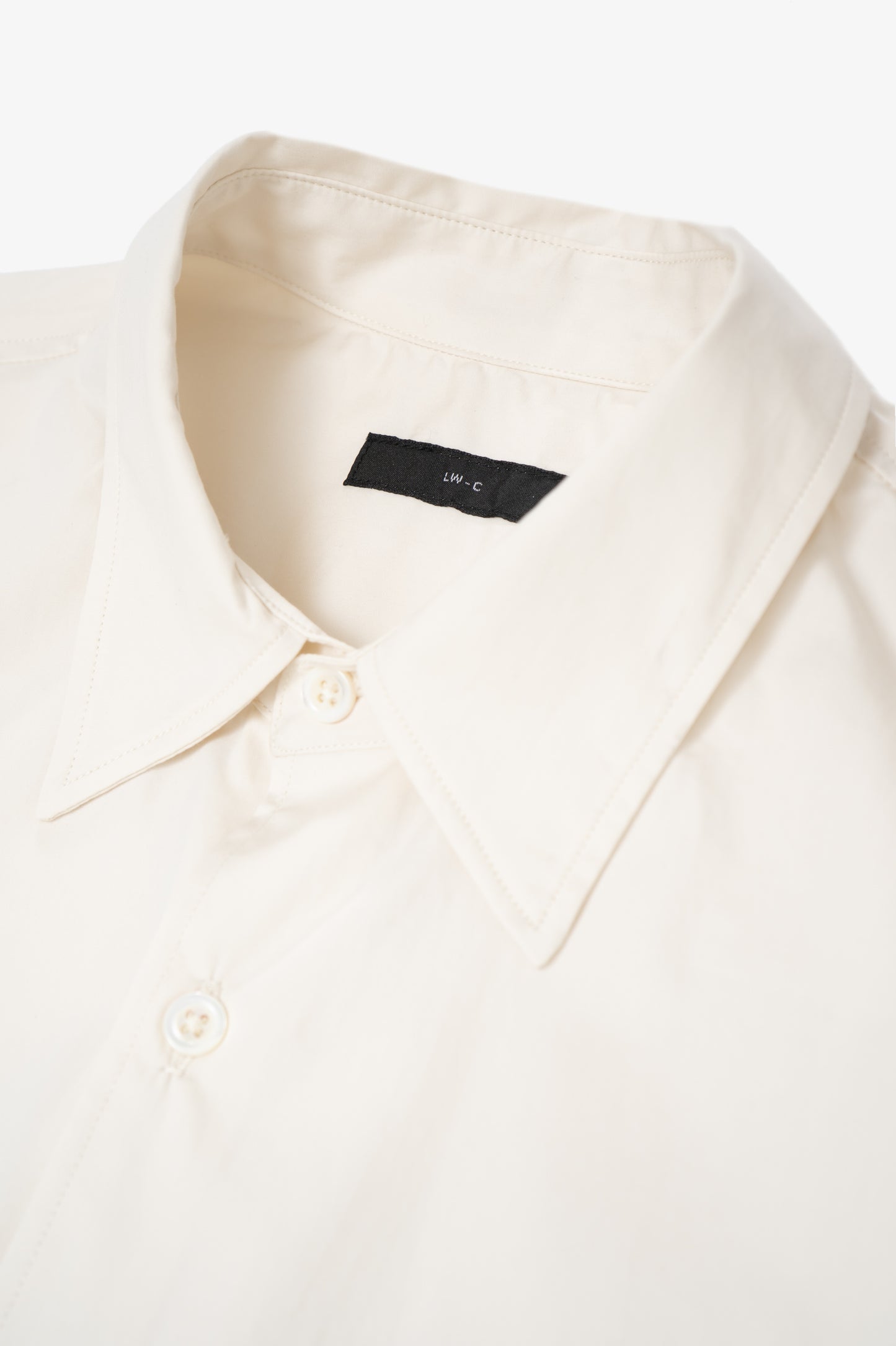 LYNN POPLIN S/S SHIRT - ALMOST YELLOW