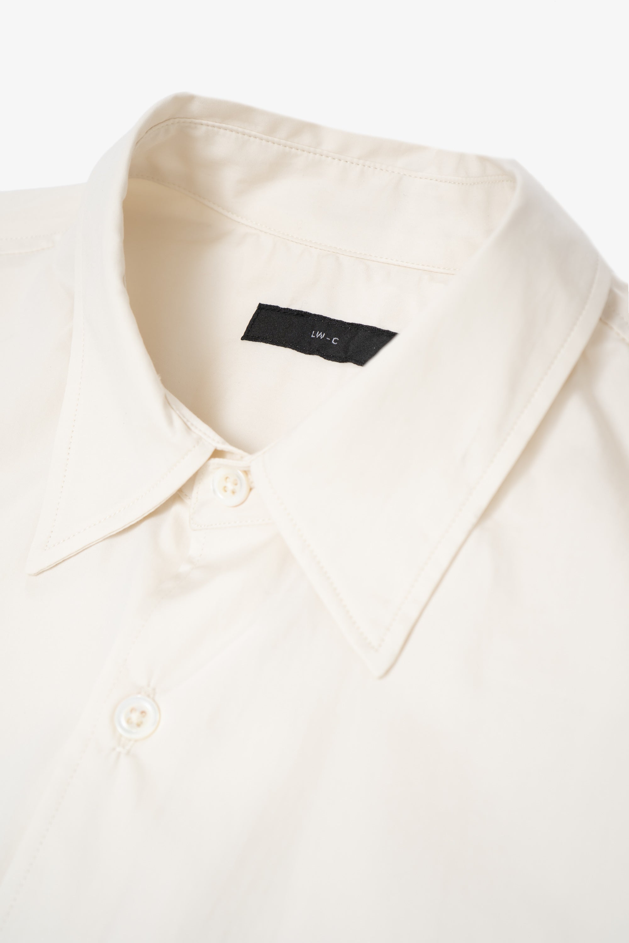 LYNN POPLIN S/S SHIRT - ALMOST YELLOW