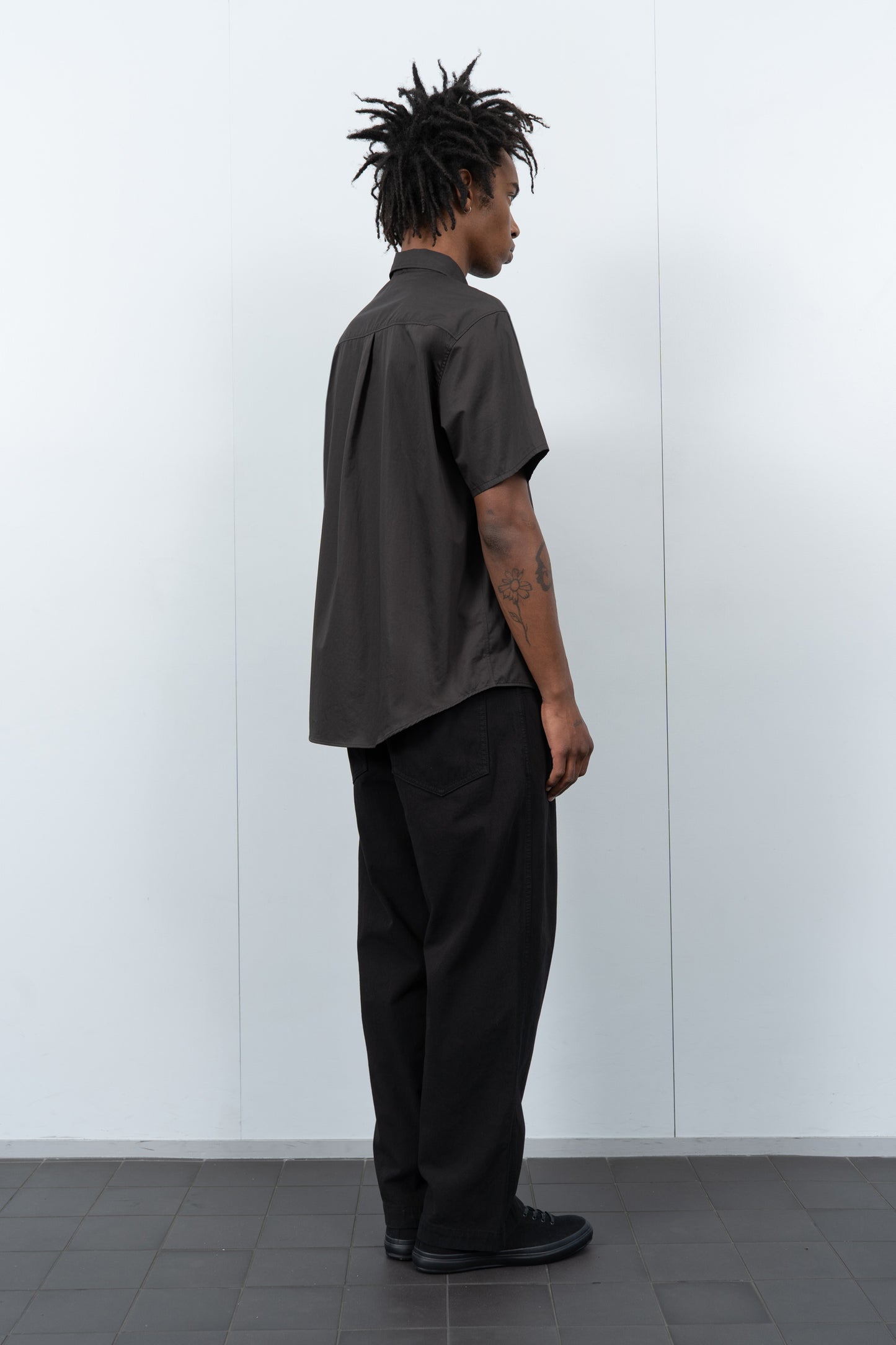 LYNN POPLIN S/S SHIRT - TIMBER