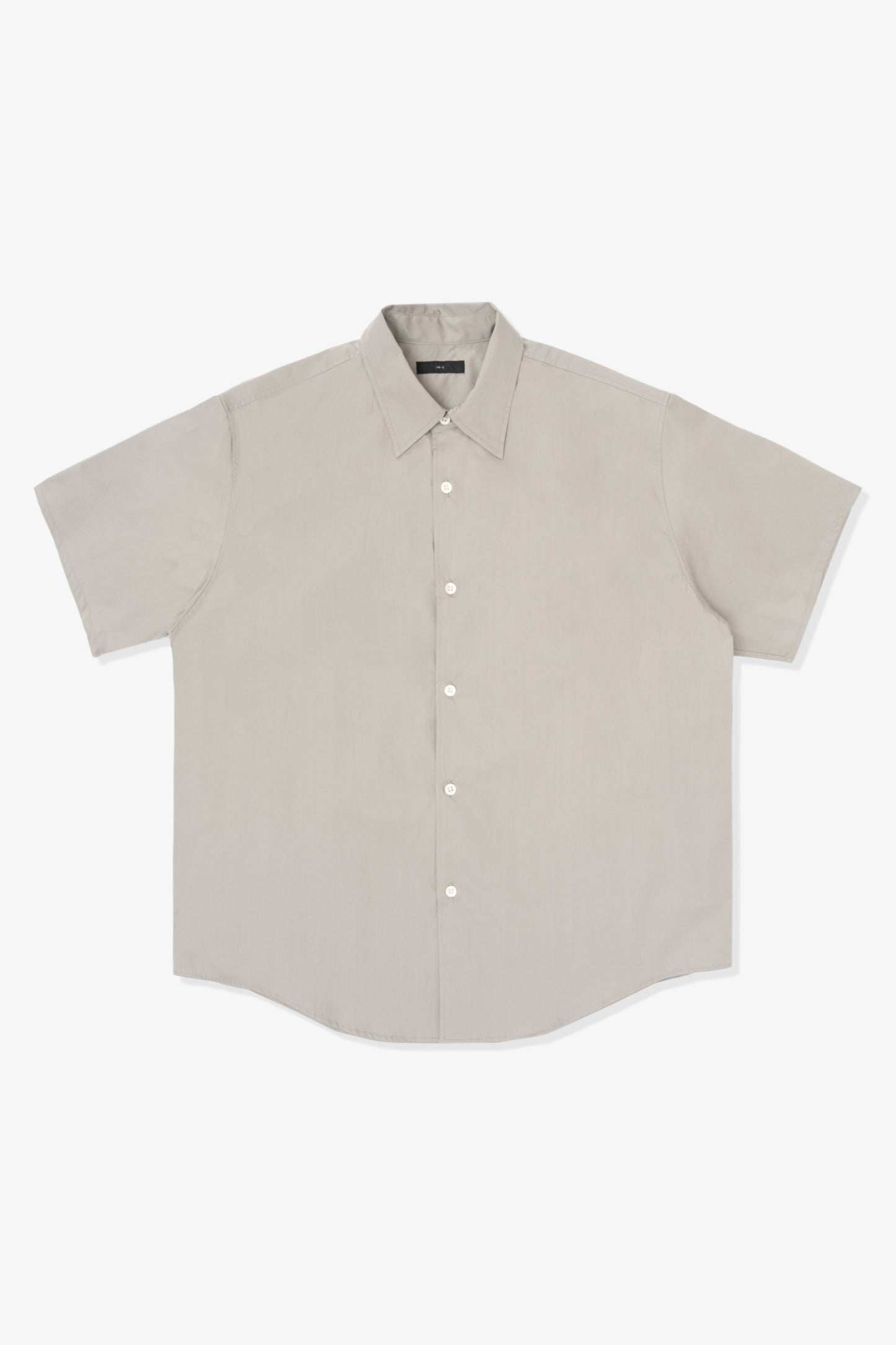 LYNN POPLIN S/S SHIRT - TRUE GREY