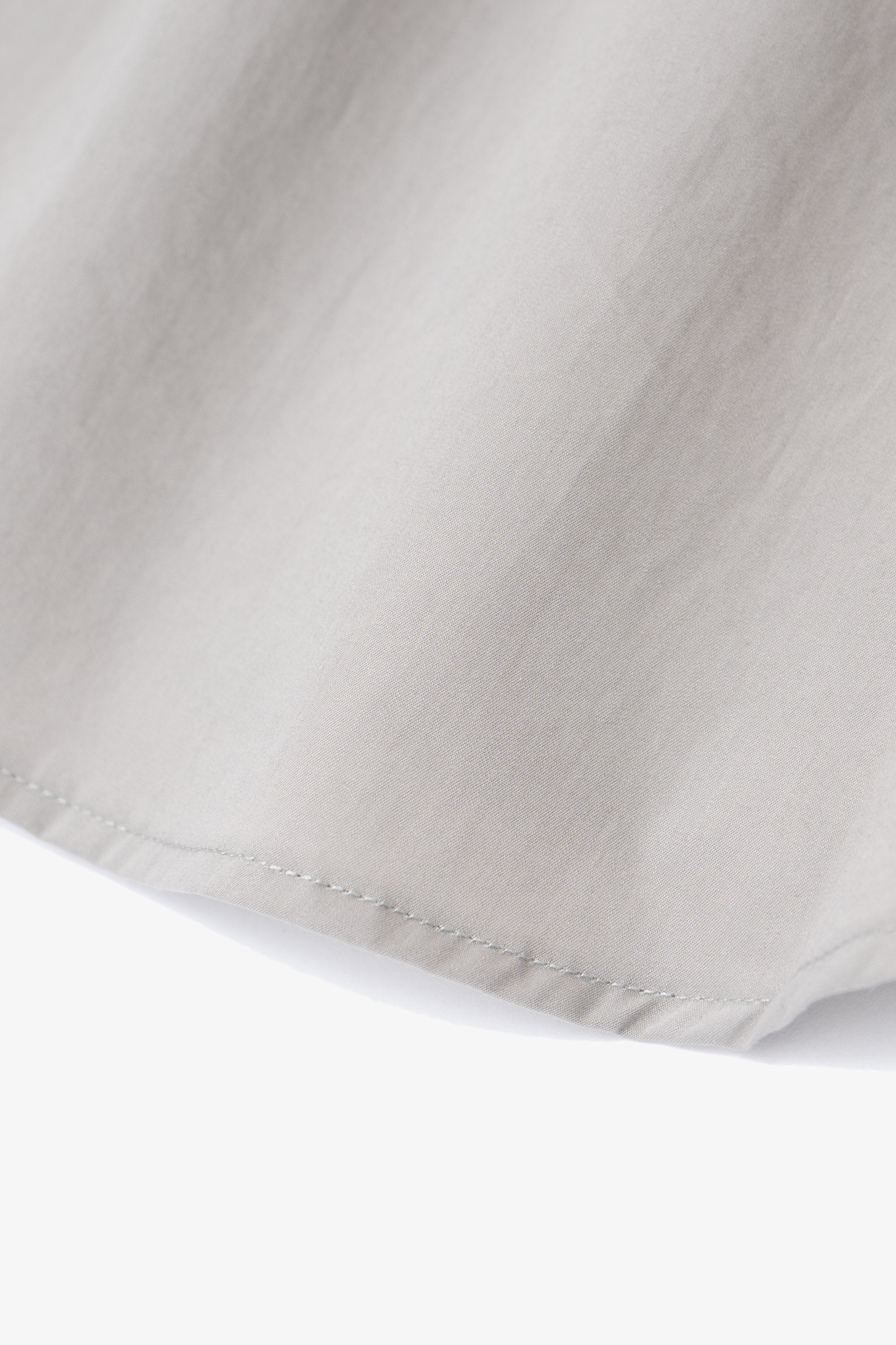 LYNN POPLIN S/S SHIRT - TRUE GREY