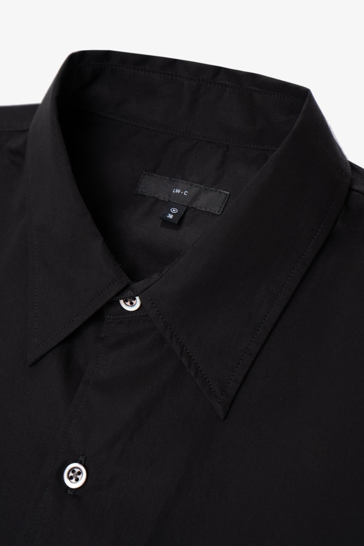 LYNN POPLIN L/S SHIRT - BLACK
