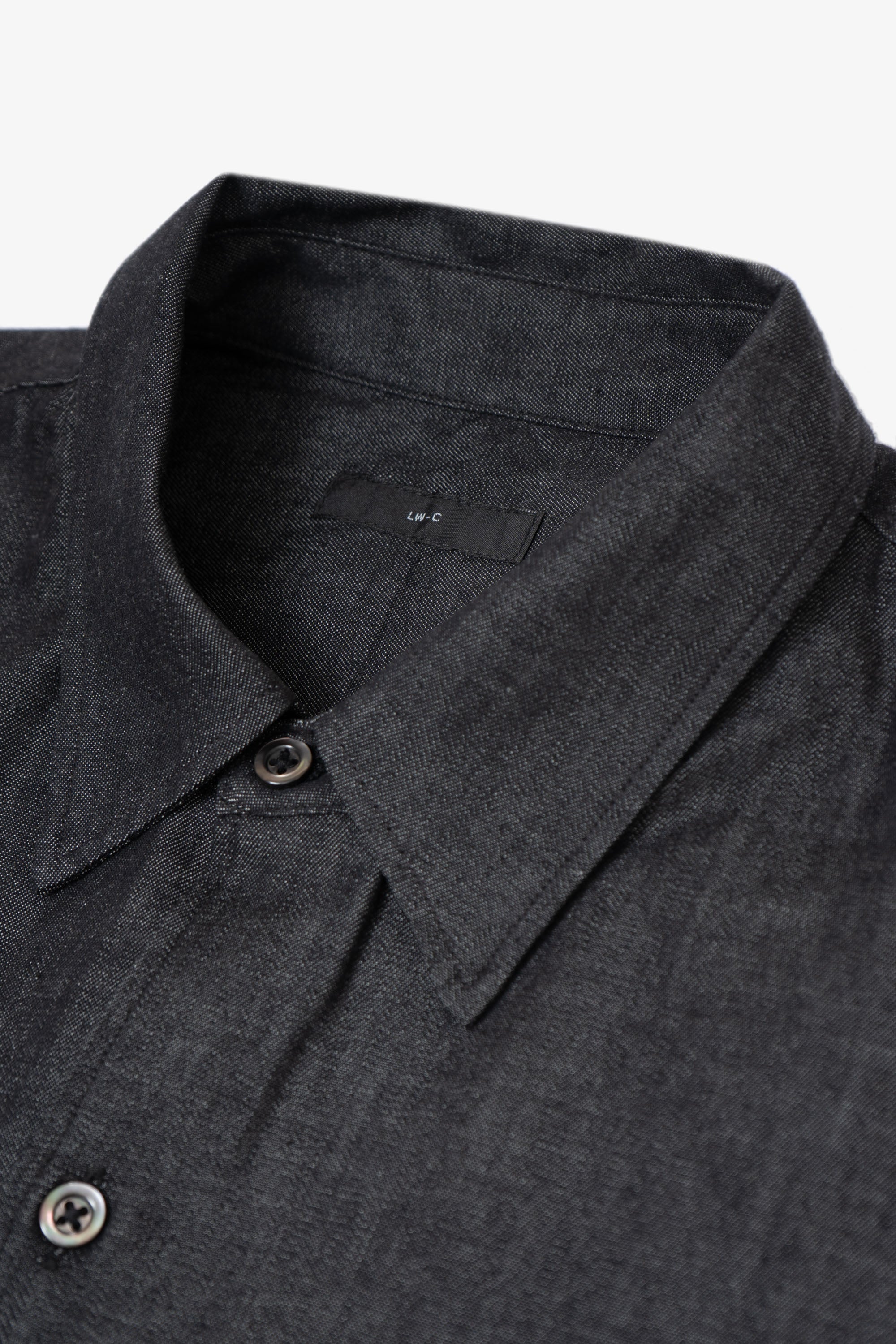 LYNN CHAMBRAY L/S SHIRT - BLACK CHAMBRAY
