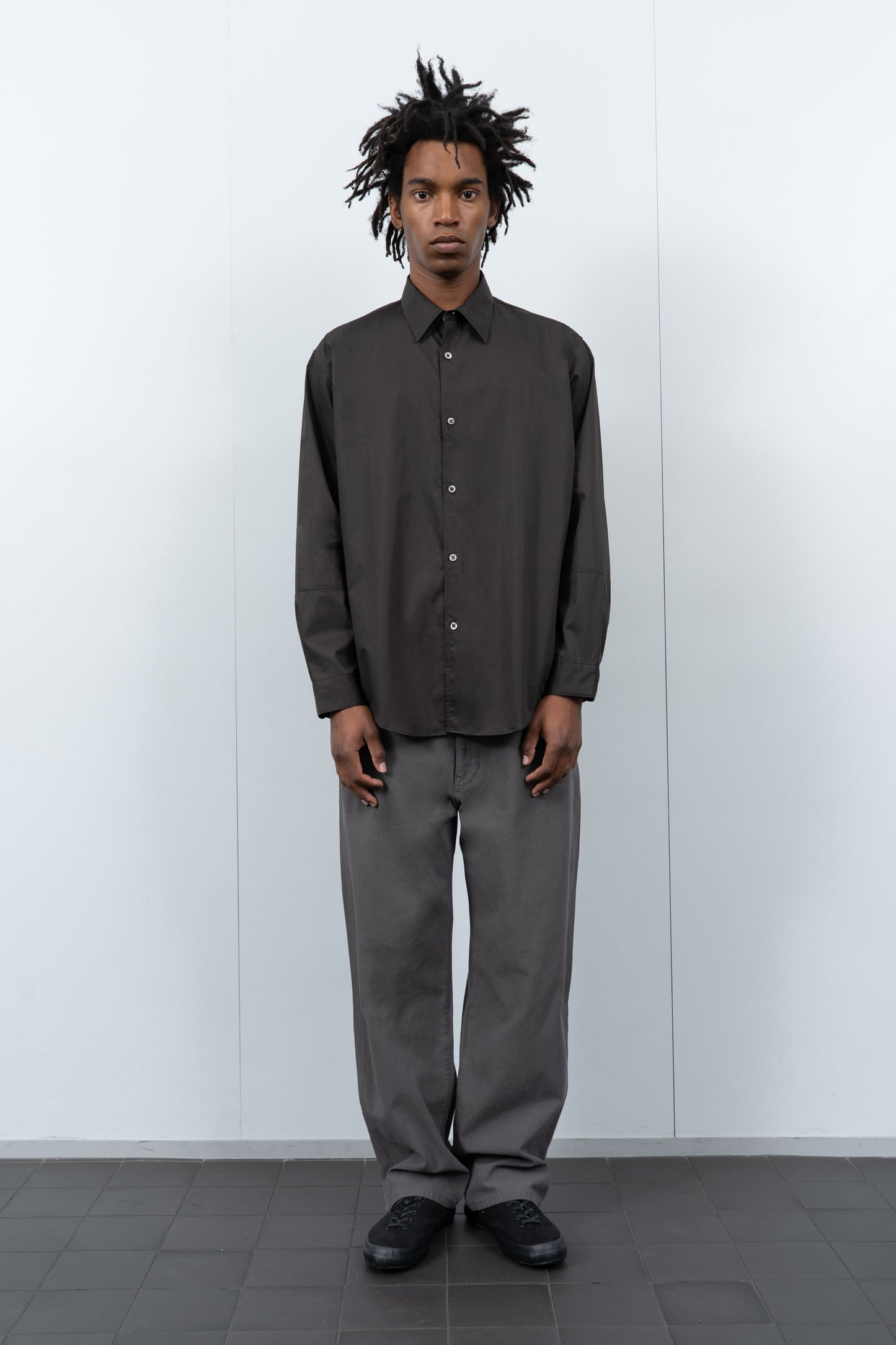 LYNN POPLIN L/S SHIRT - TIMBER