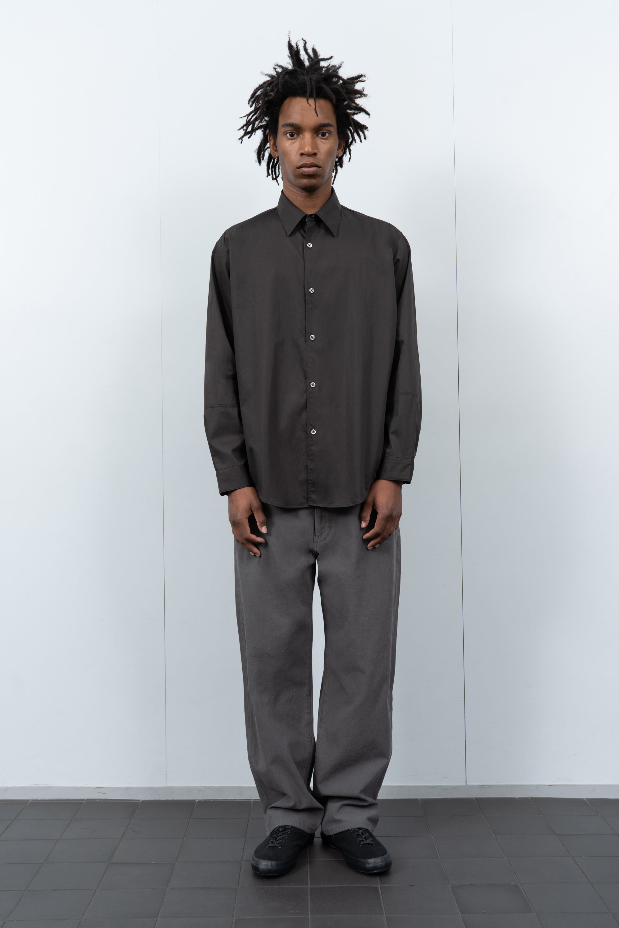 LYNN POPLIN L/S SHIRT - TIMBER