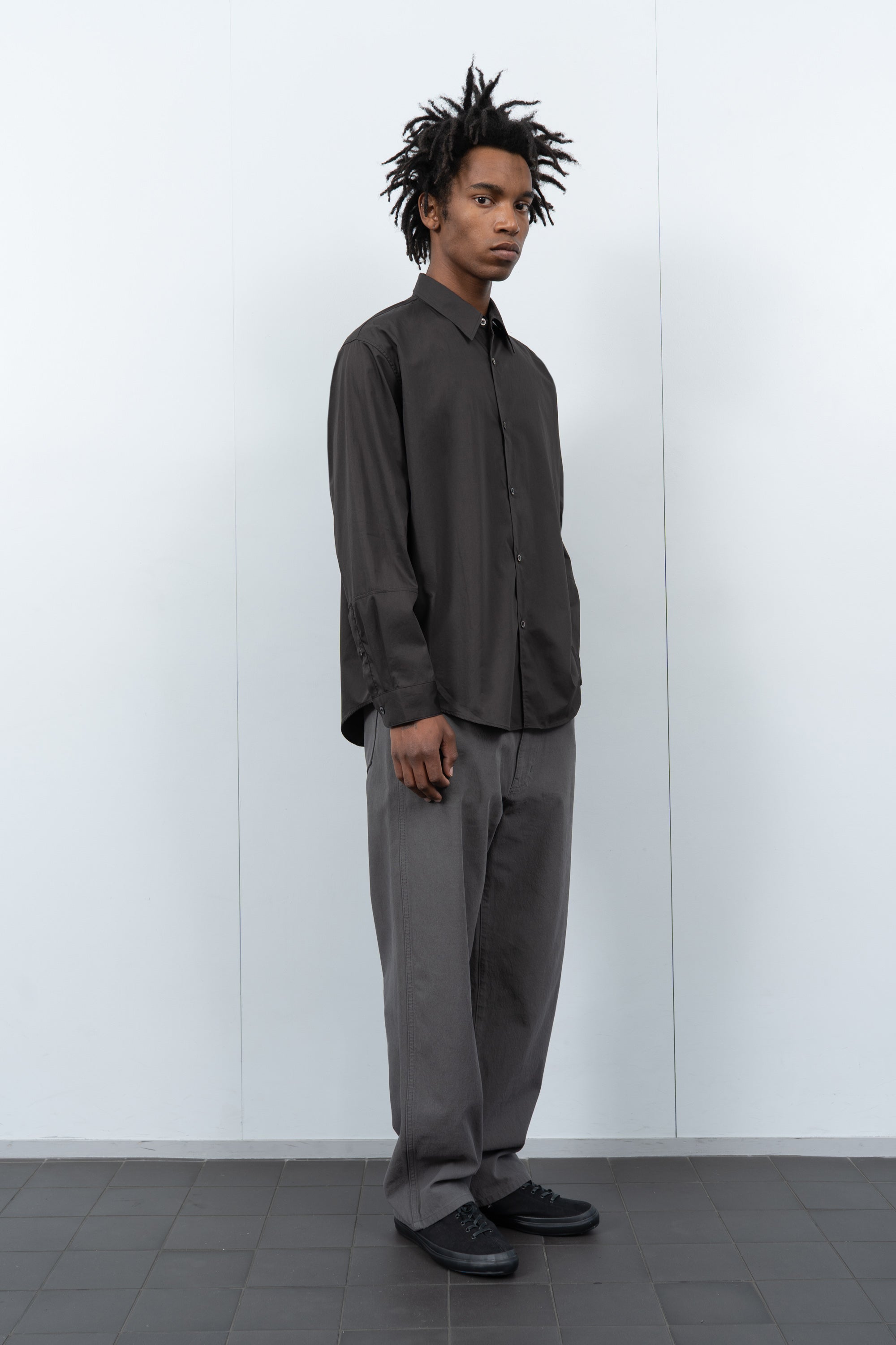 LYNN POPLIN L/S SHIRT - TIMBER