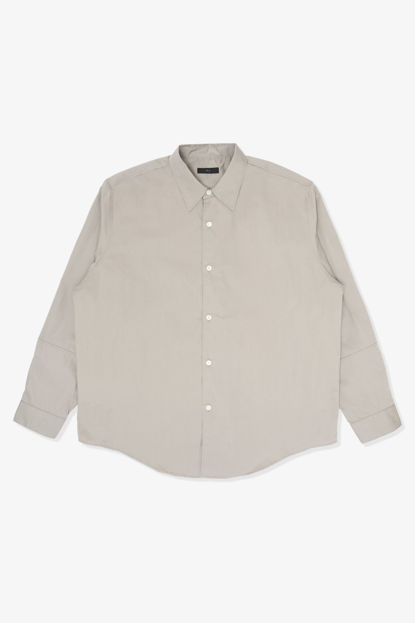 LYNN POPLIN L/S SHIRT - TRUE GREY