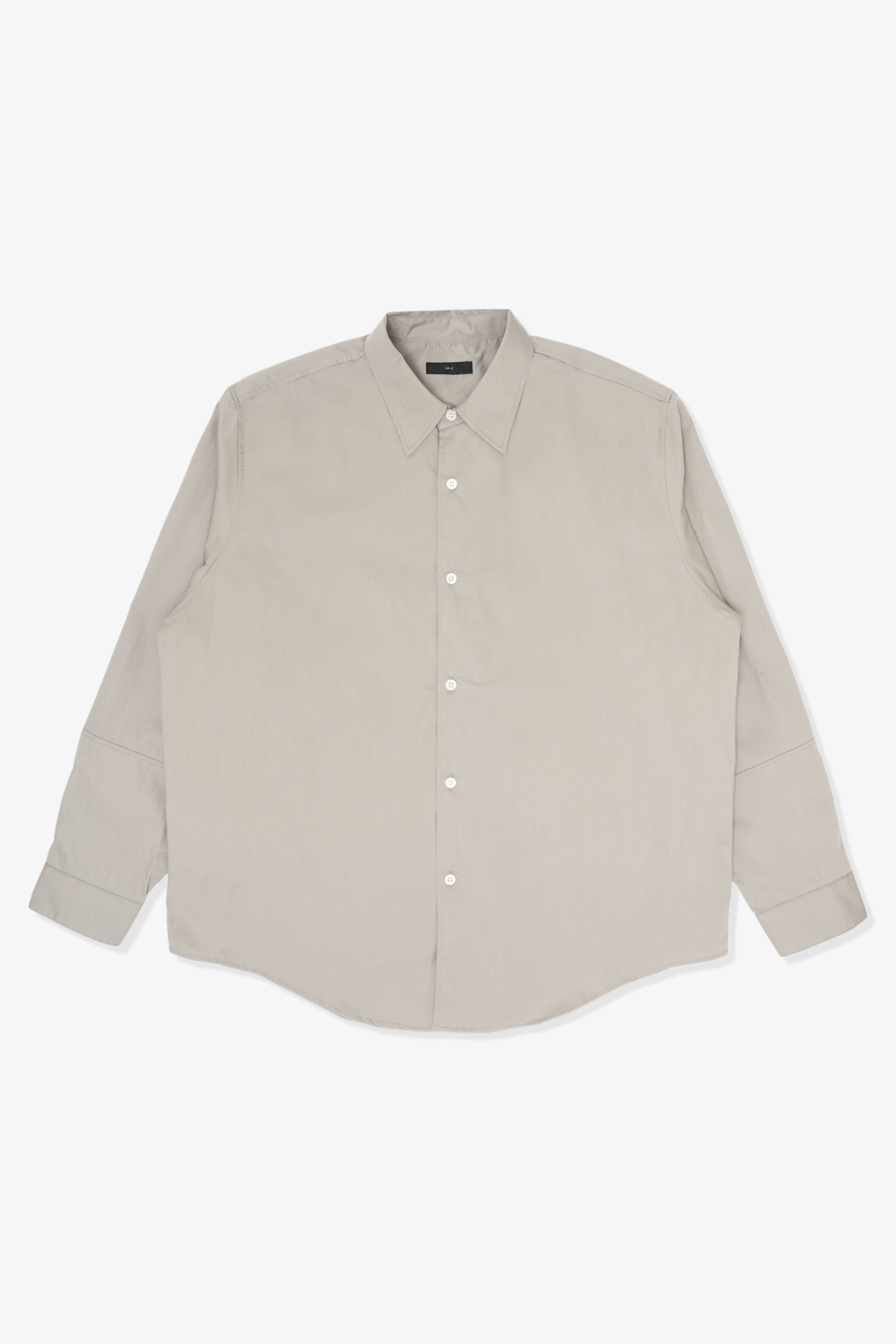 LYNN POPLIN L/S SHIRT - TRUE GREY