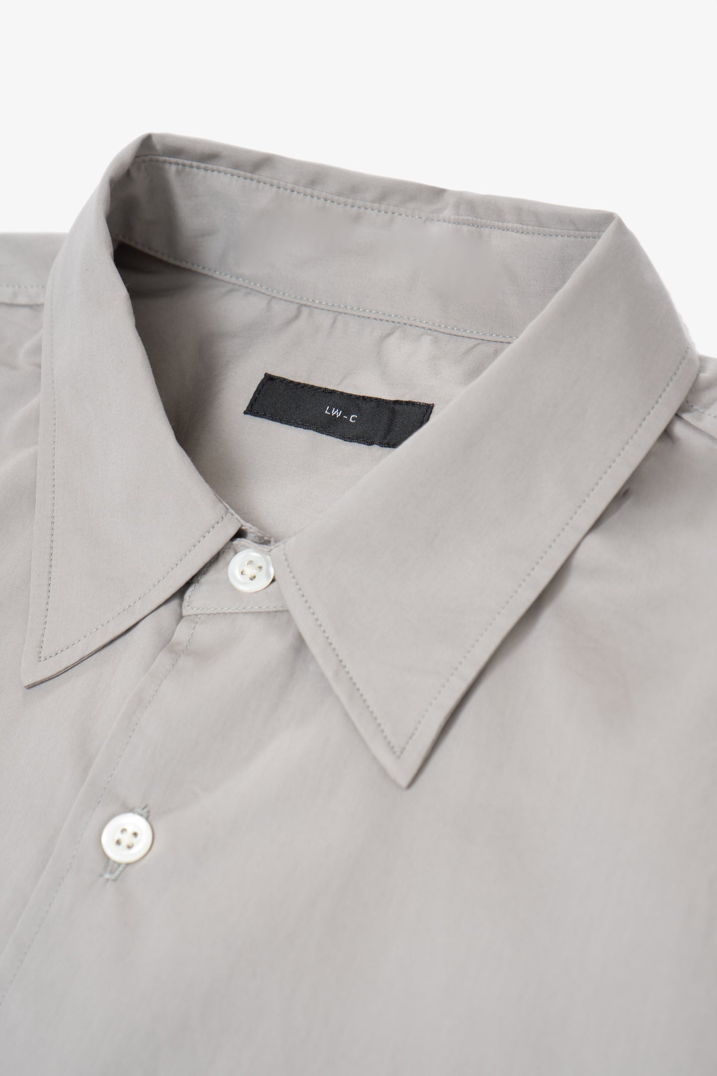 LYNN POPLIN L/S SHIRT - TRUE GREY
