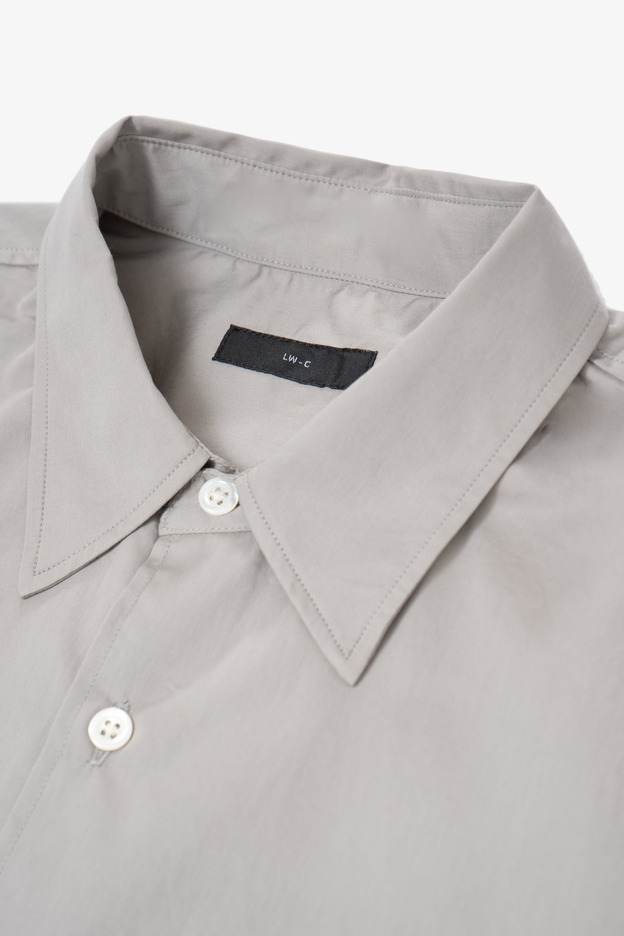 LYNN POPLIN L/S SHIRT - TRUE GREY