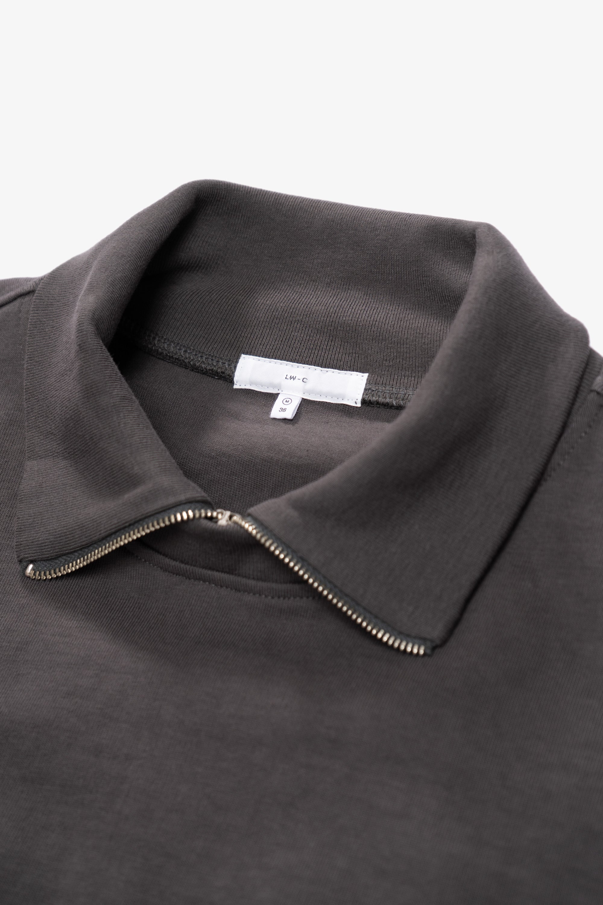 LAYERED 1/4 ZIP - PEWTER – LADY WHITE CO.