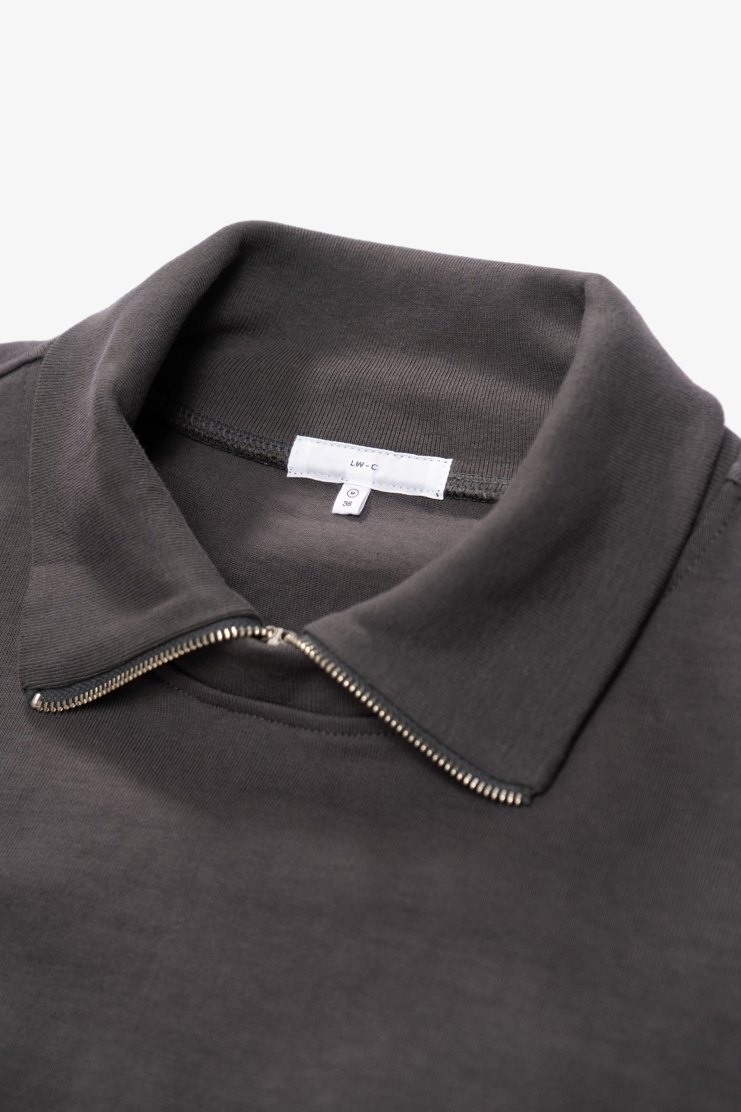 LAYERED 1/4 ZIP - PEWTER