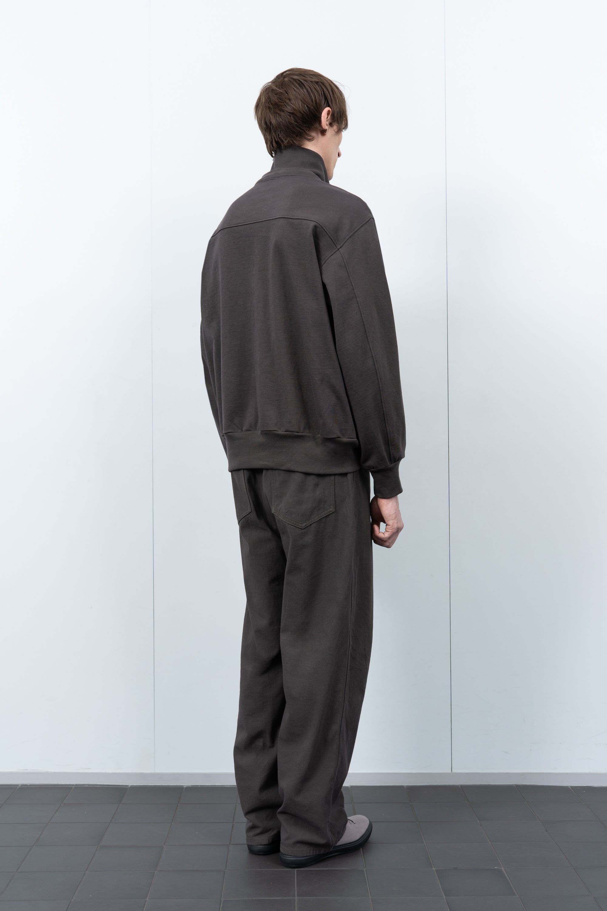 LAYERED 1/4 ZIP - TIMBER