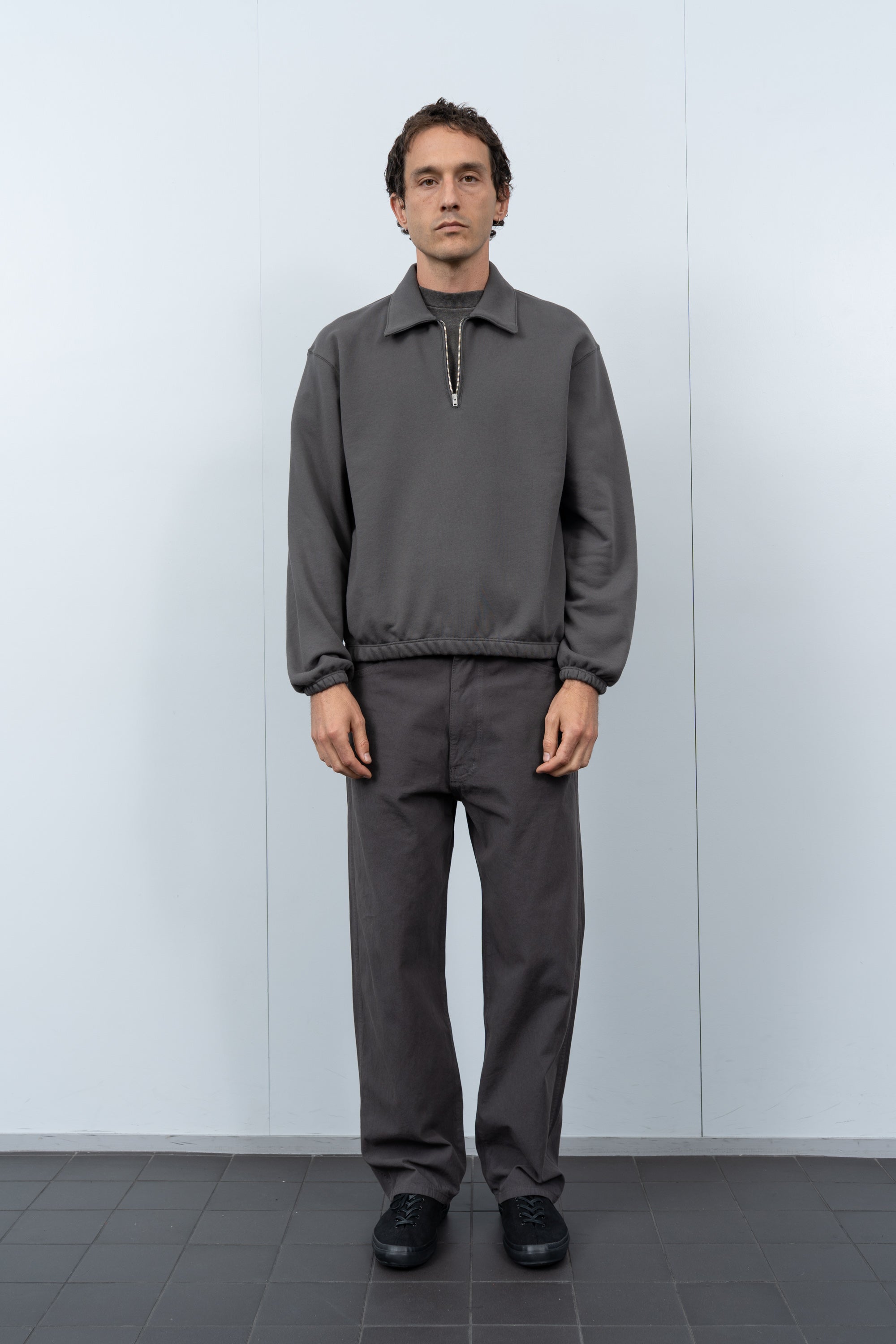 TOPPER 1/4 ZIP - PEWTER – LADY WHITE CO.