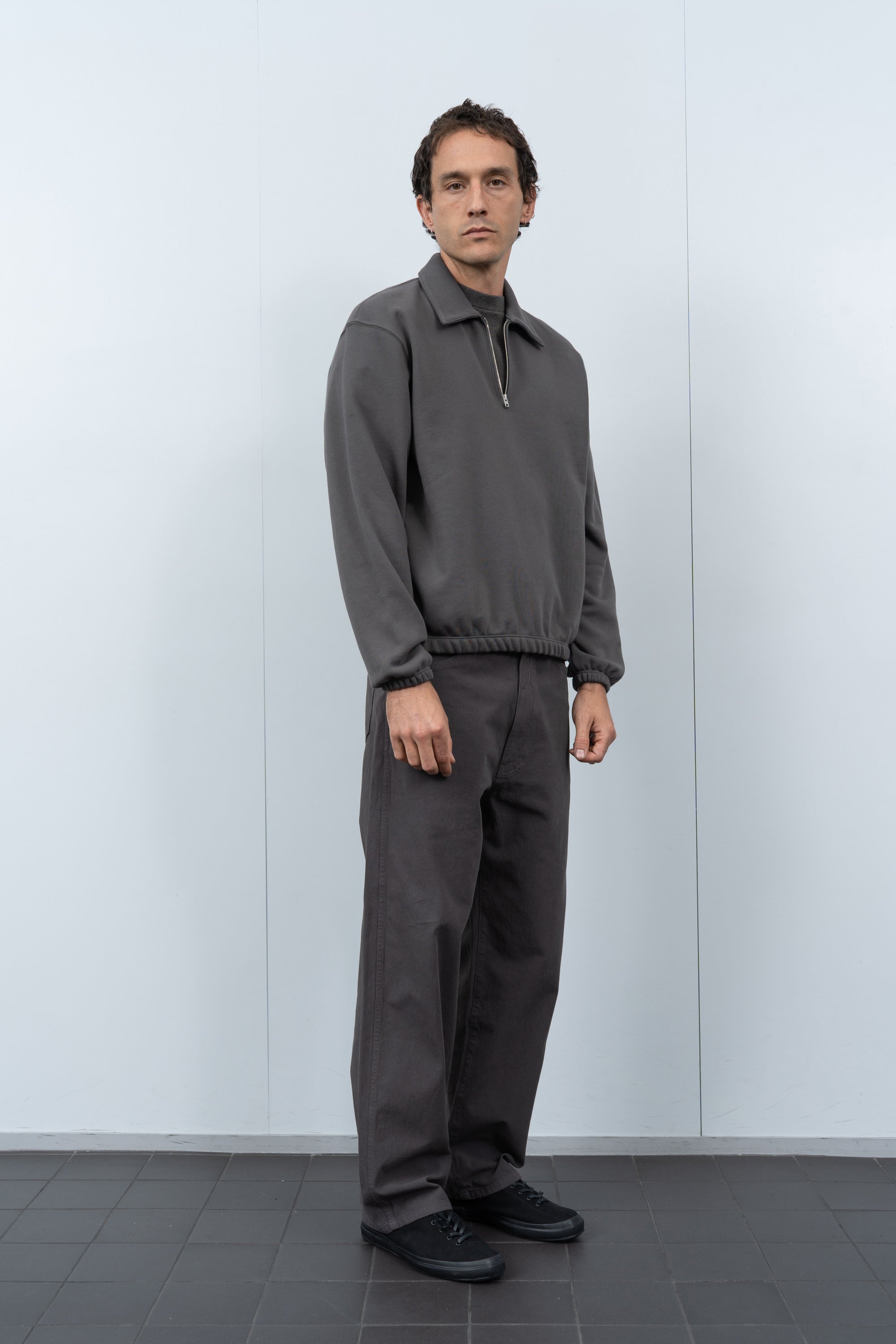 TOPPER 1/4 ZIP - PEWTER – LADY WHITE CO.