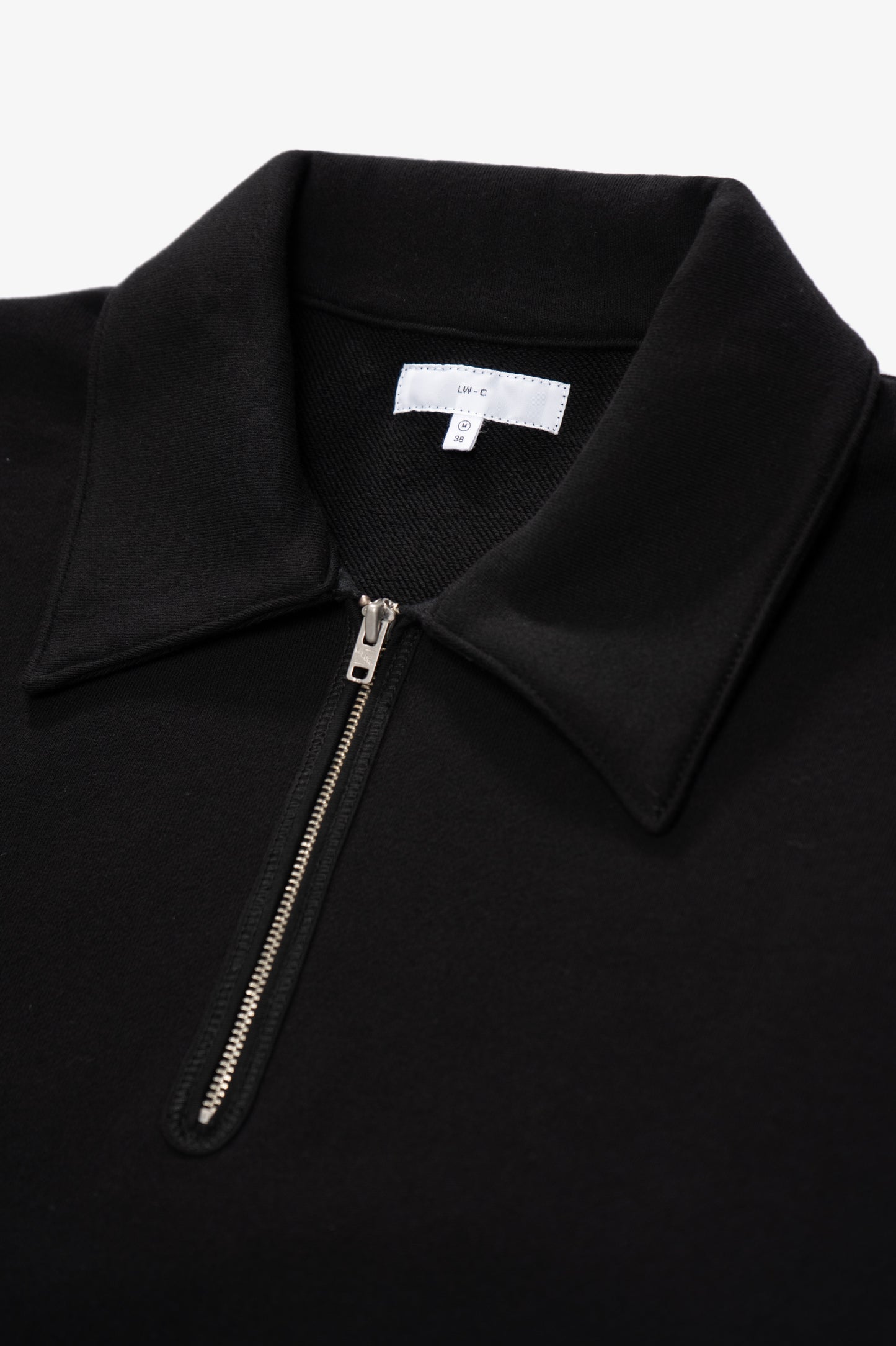 TOPPER 1/4 ZIP - BLACK