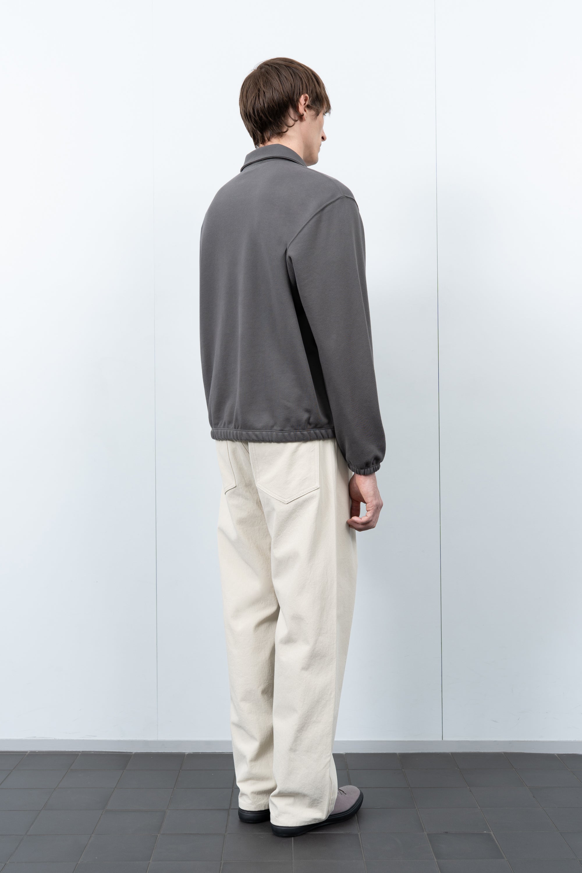 TOPPER 1/4 ZIP - PEWTER