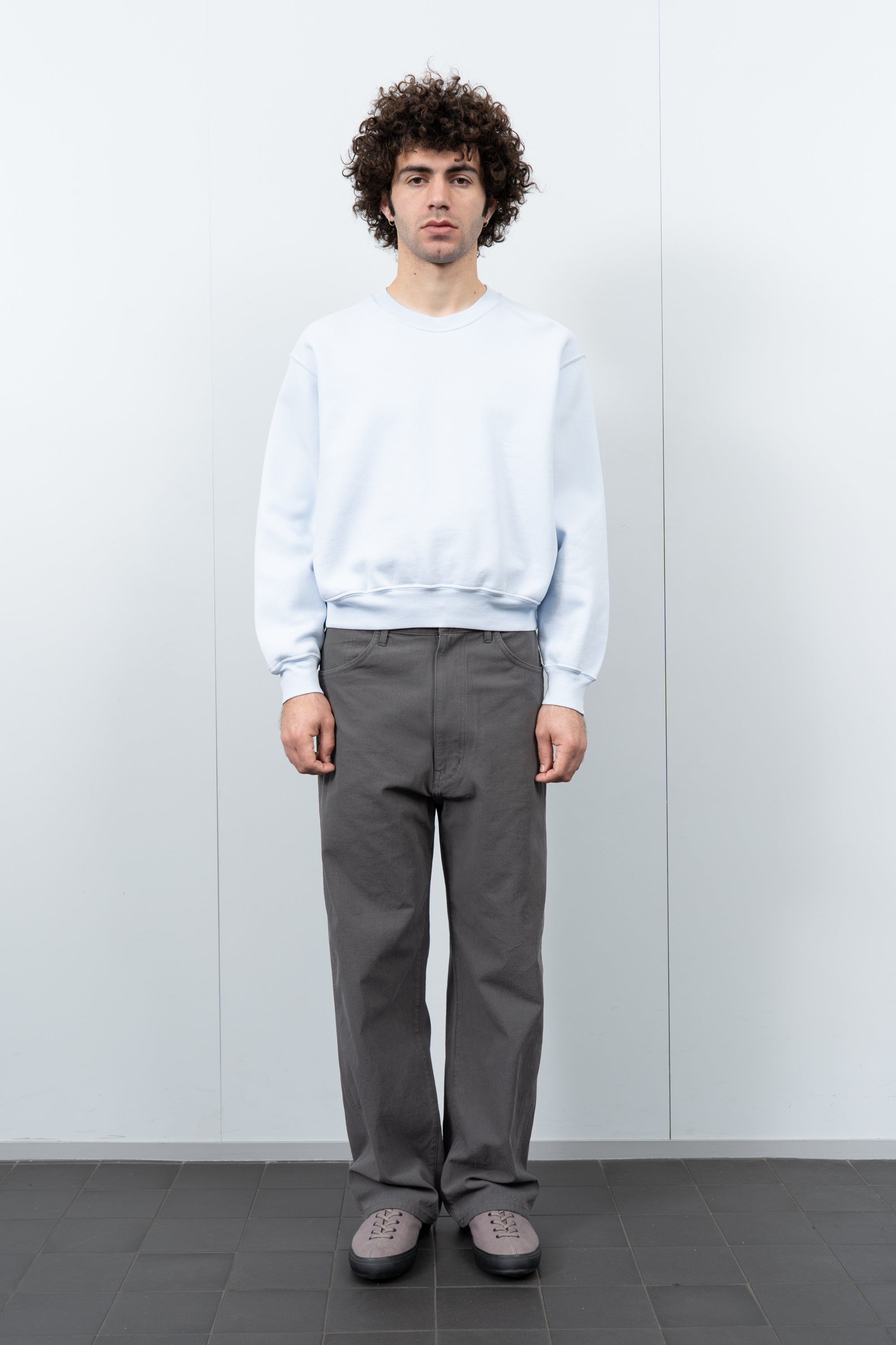 MINI CREWNECK - PALE BLUE