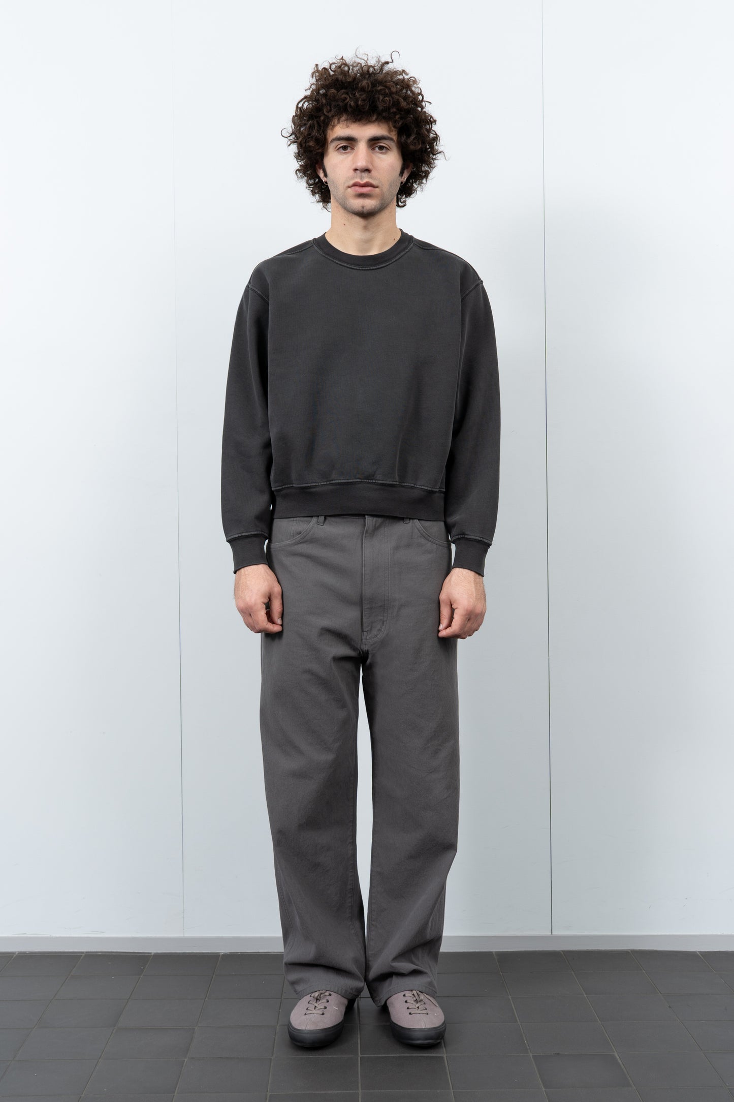 MINI CREWNECK - PIGMENT CHARCOAL