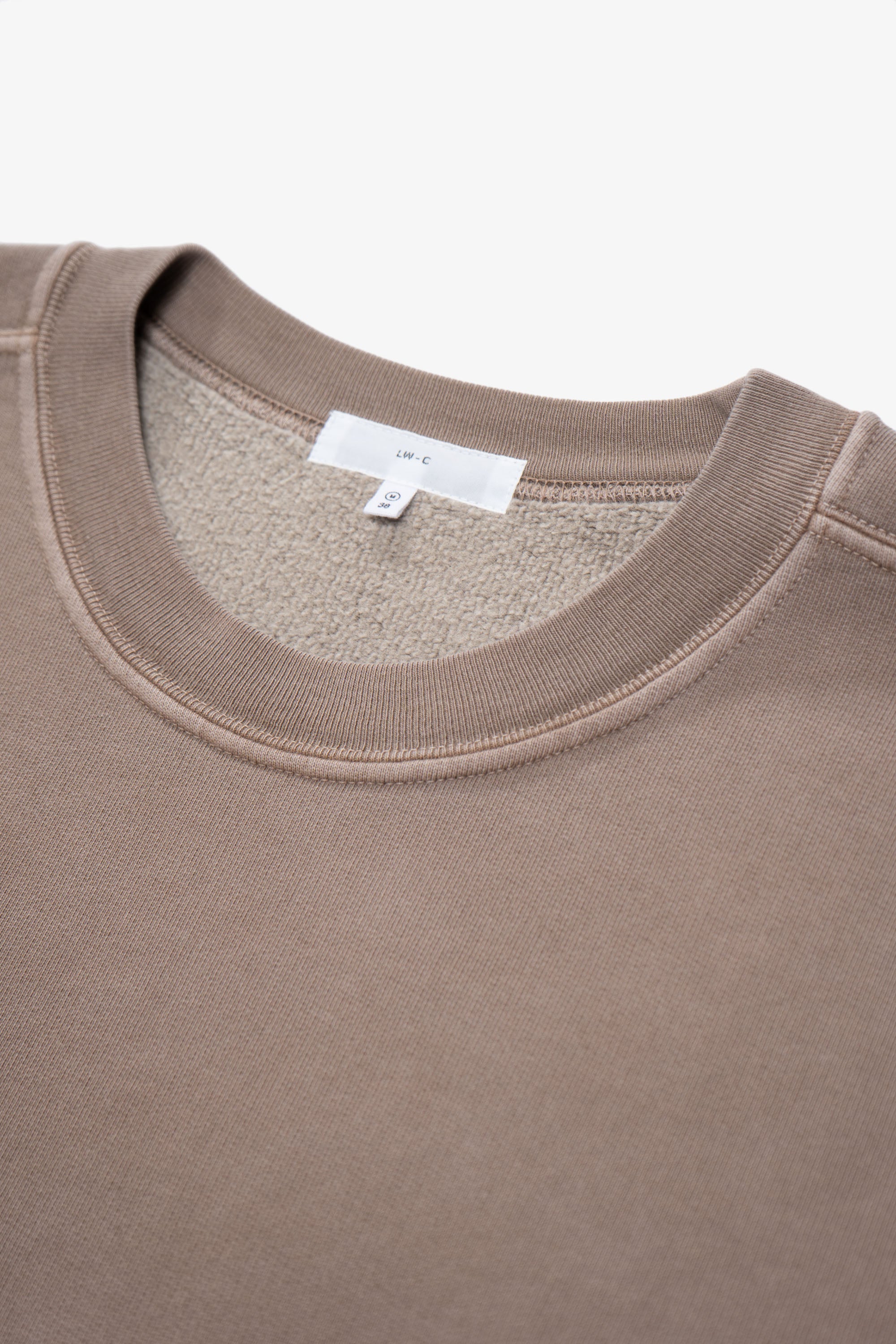 トップス OVY Pigment Crew Neck Sweat (brown) Brand New】ovy Pigment Crew Neck Sweat Size: L