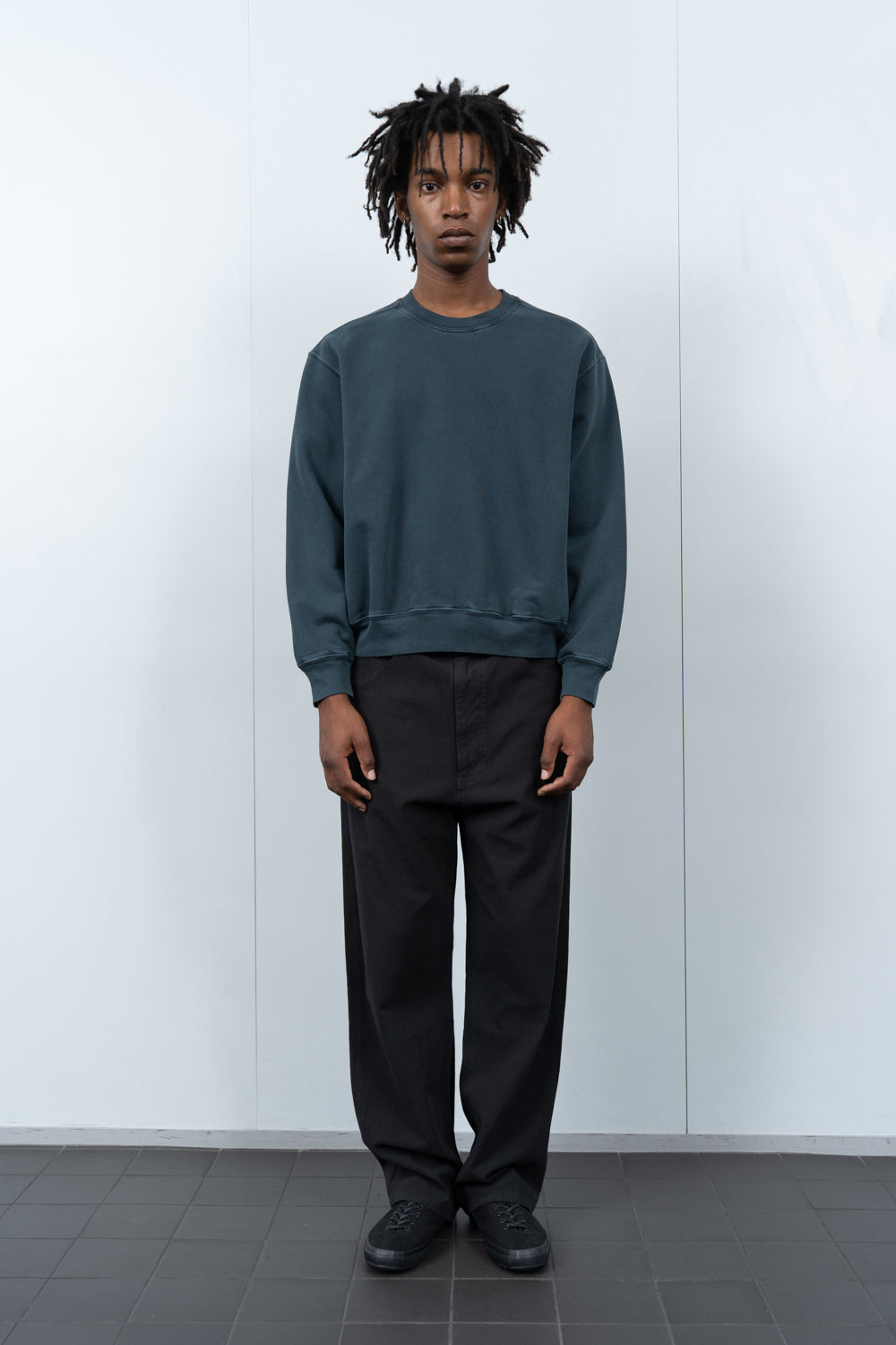 MINI CREWNECK - PIGMENT PITCH TEAL