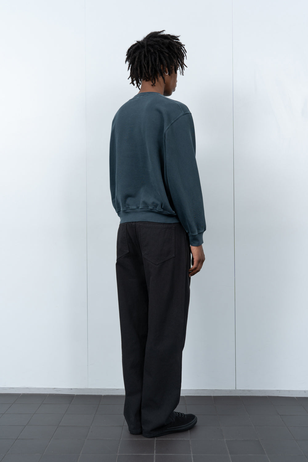 MINI CREWNECK - PIGMENT PITCH TEAL