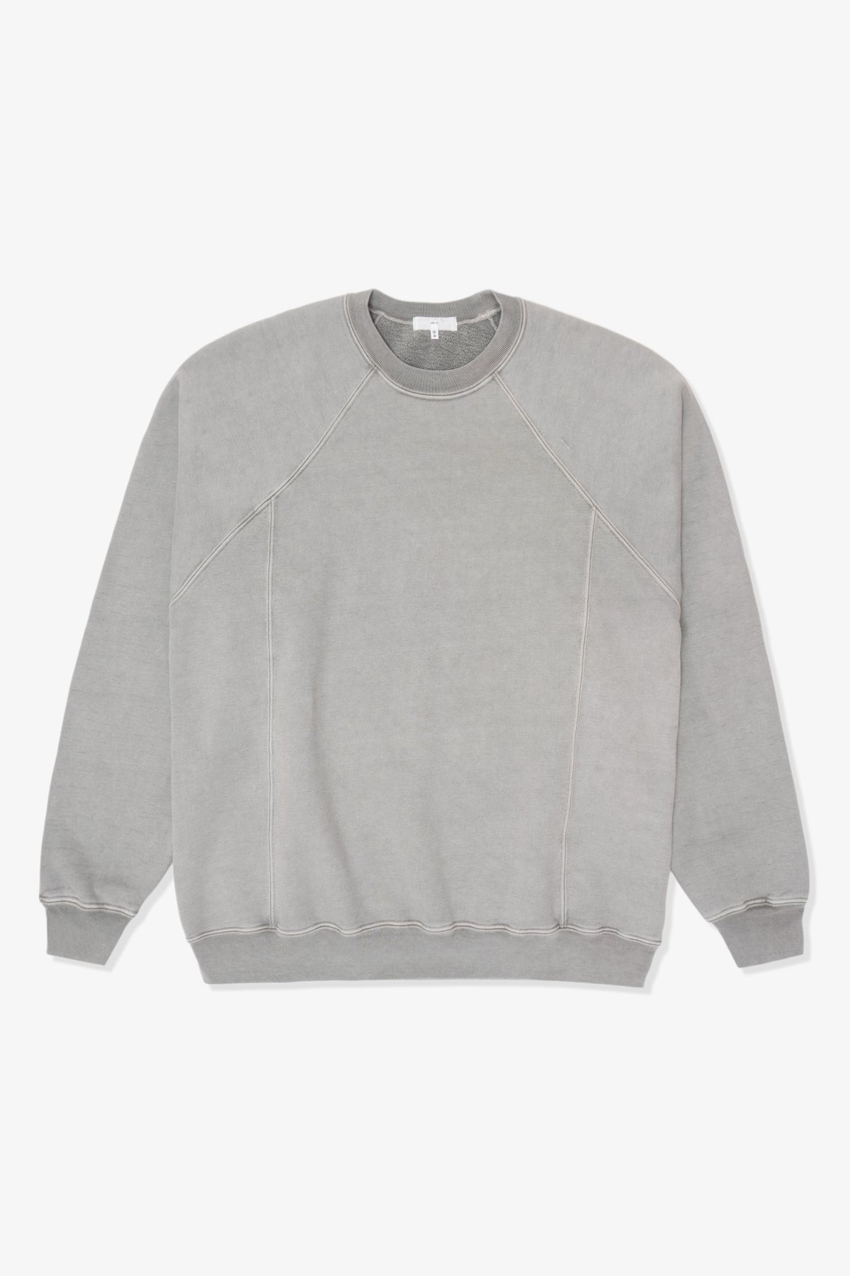 HEAVY GUSSET CREWNECK - PIGMENT CHALK