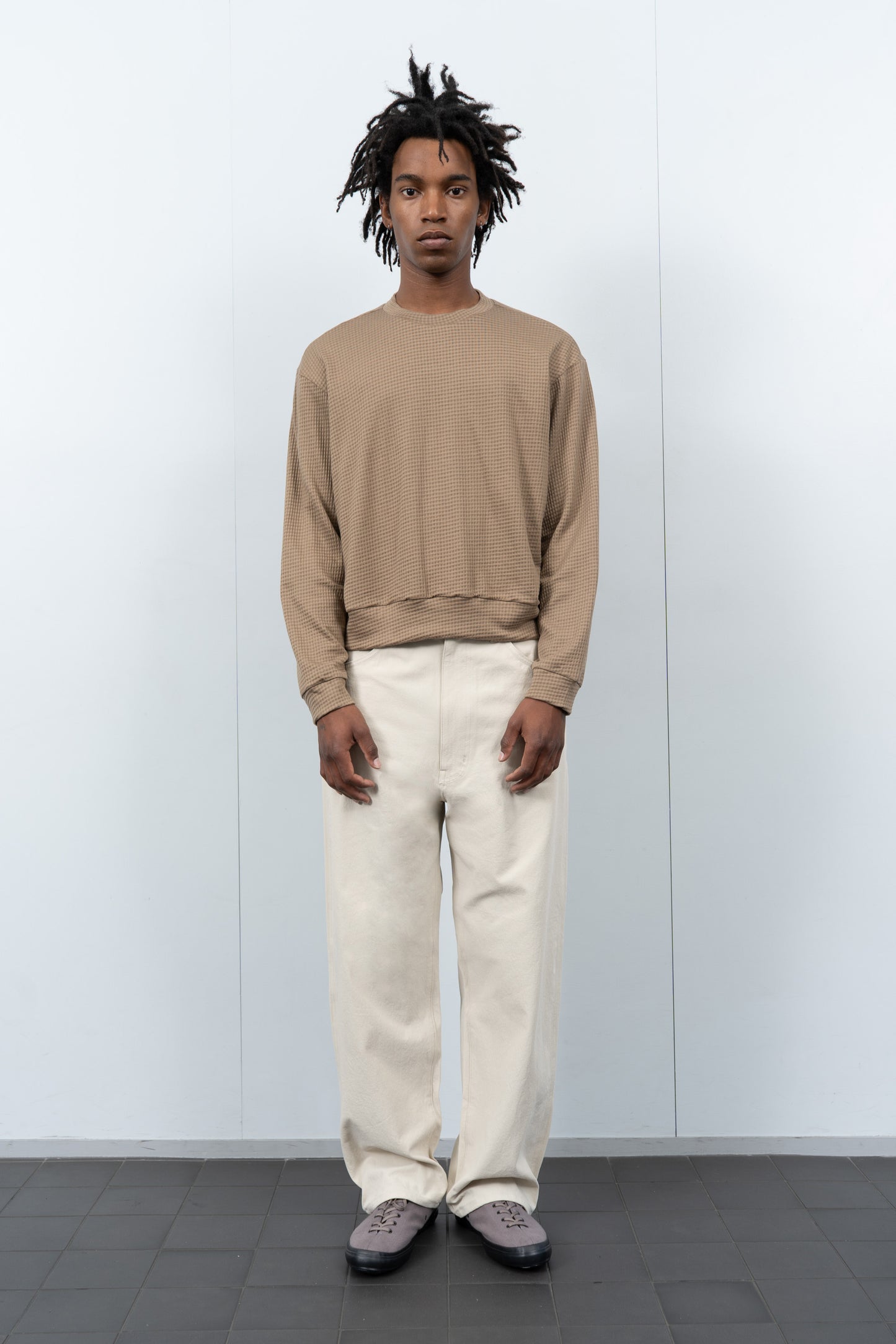 2-PLY GAUZE CREWNECK - ELM