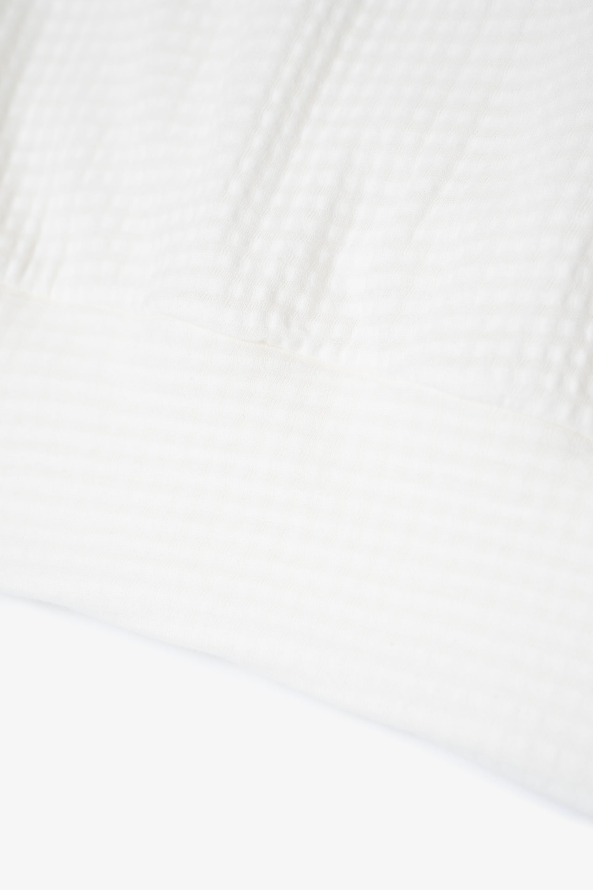 2-PLY GAUZE CREWNECK - WHITE