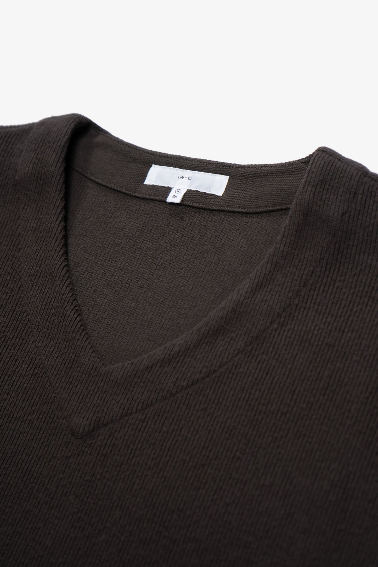 CROPPED V-NECK SWEATER - TIMBER