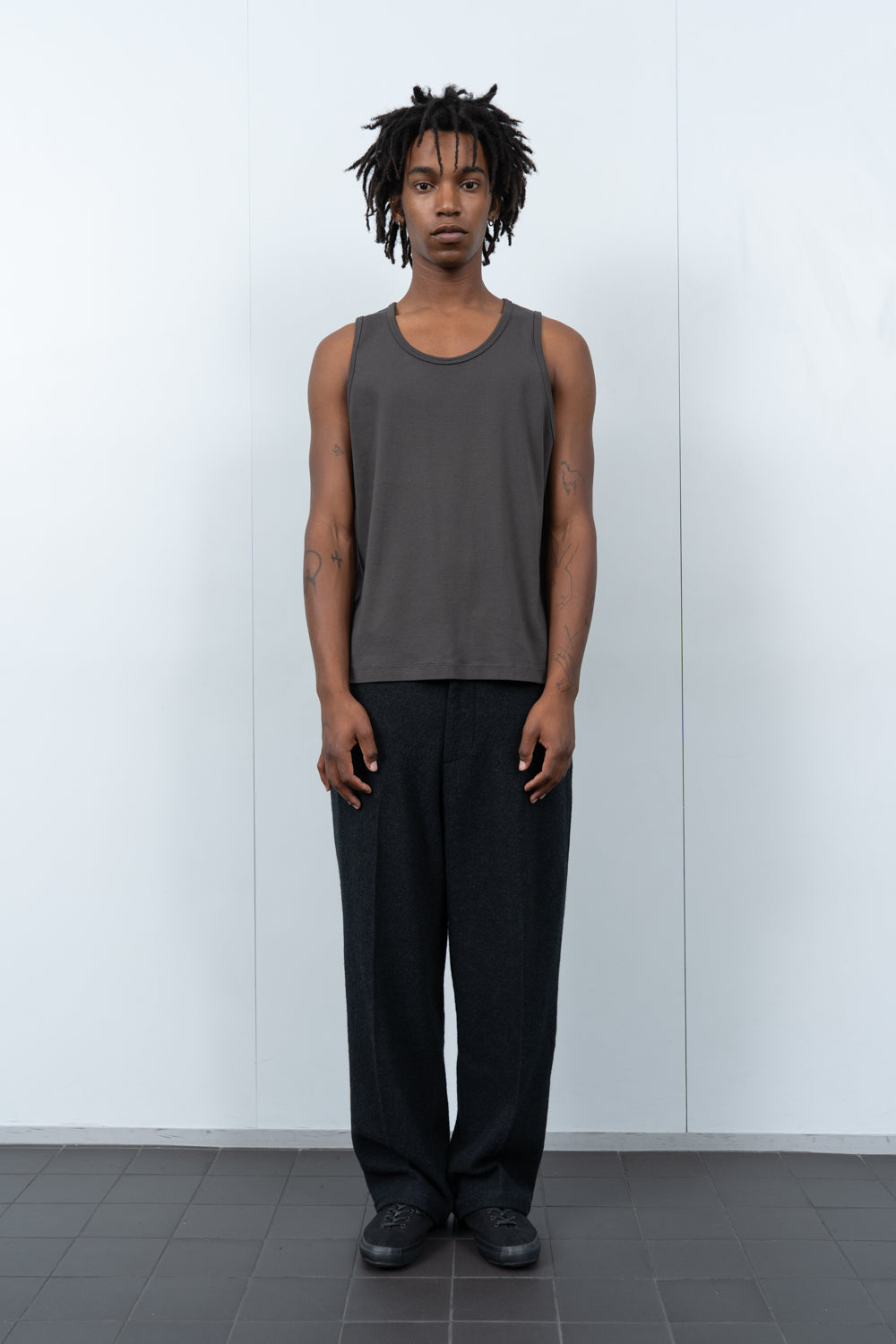 MAN-TLE TANK TOP 2-PACK - BARK