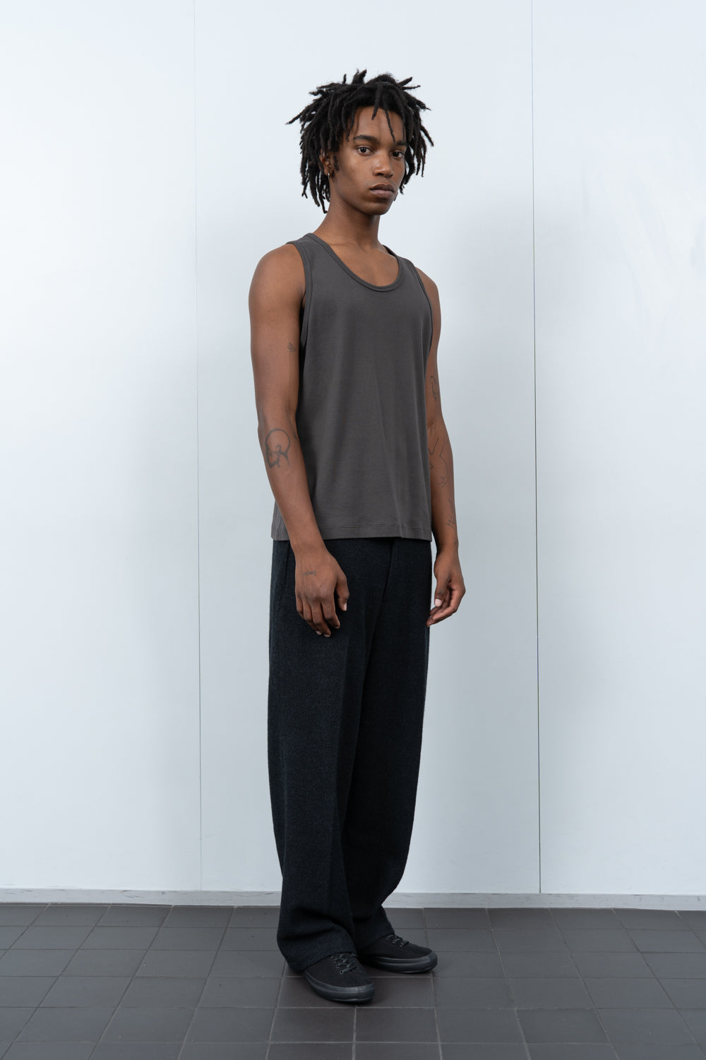 MAN-TLE TANK TOP 2-PACK - BARK