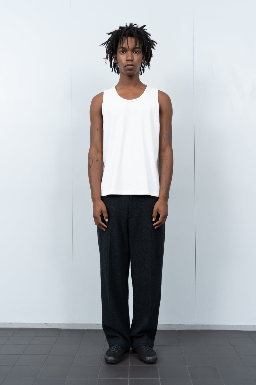 MAN-TLE TANK TOP 2-PACK - WHITE