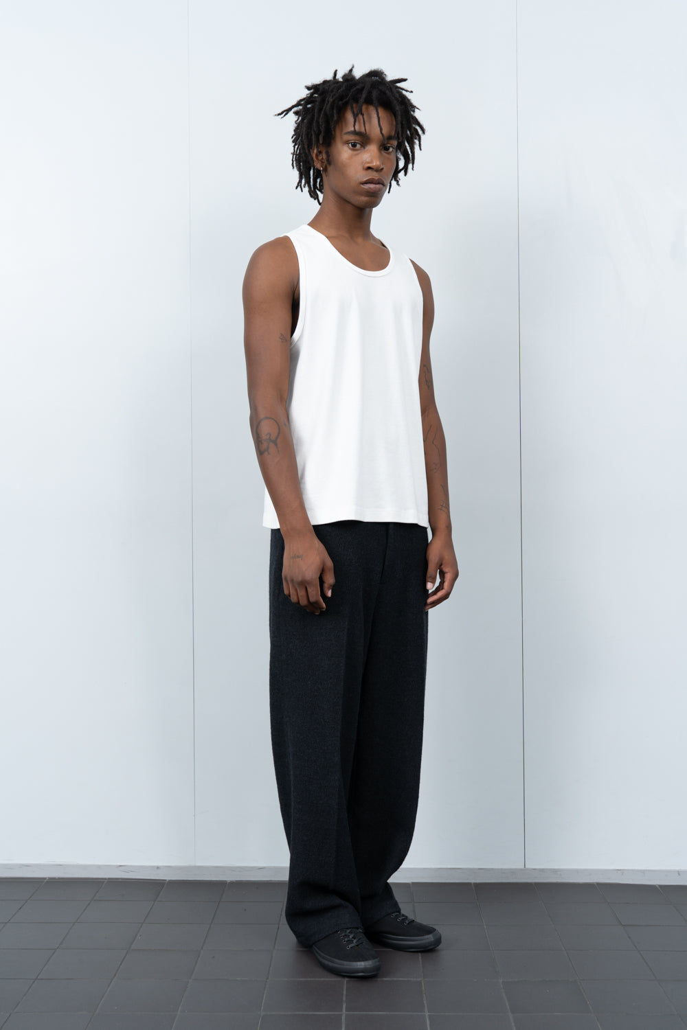 MAN-TLE TANK TOP 2-PACK - WHITE