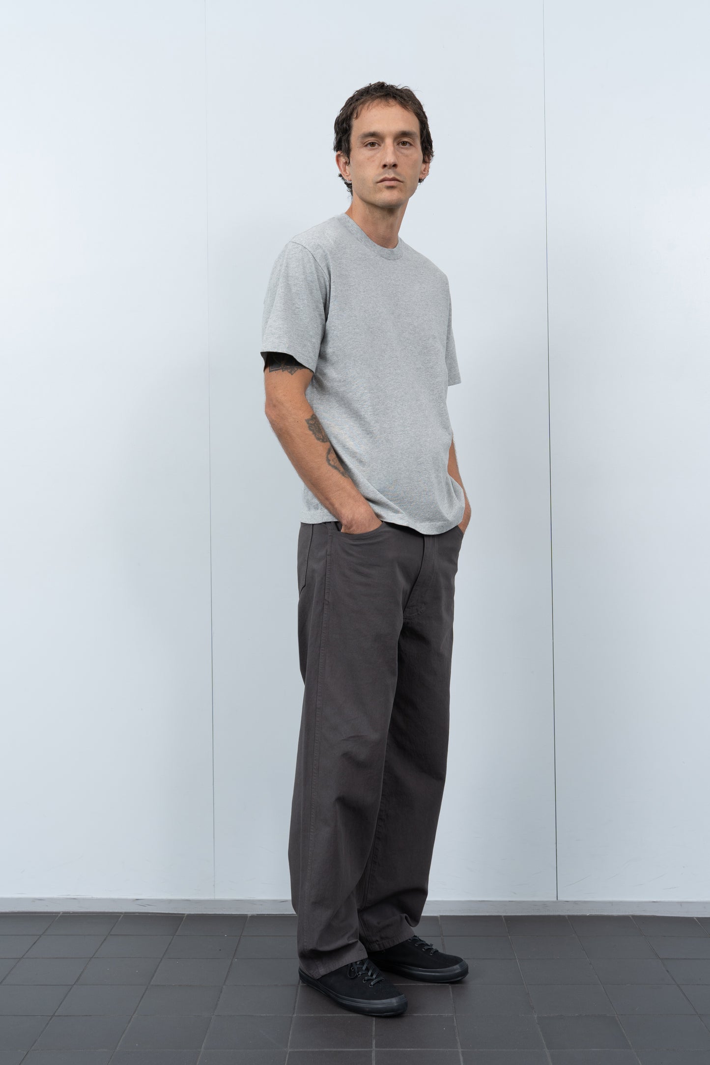 MUNICIPAL T-SHIRT - HEATHER GREY