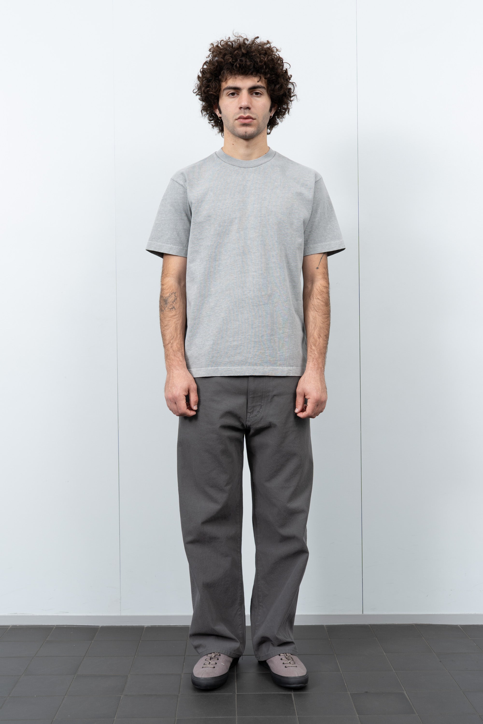 LADY WHITE CO. ダークトープ　ポロシャツ　36 Lady White Co. Rugby T-Shirt in White Curated at Jake and Jones