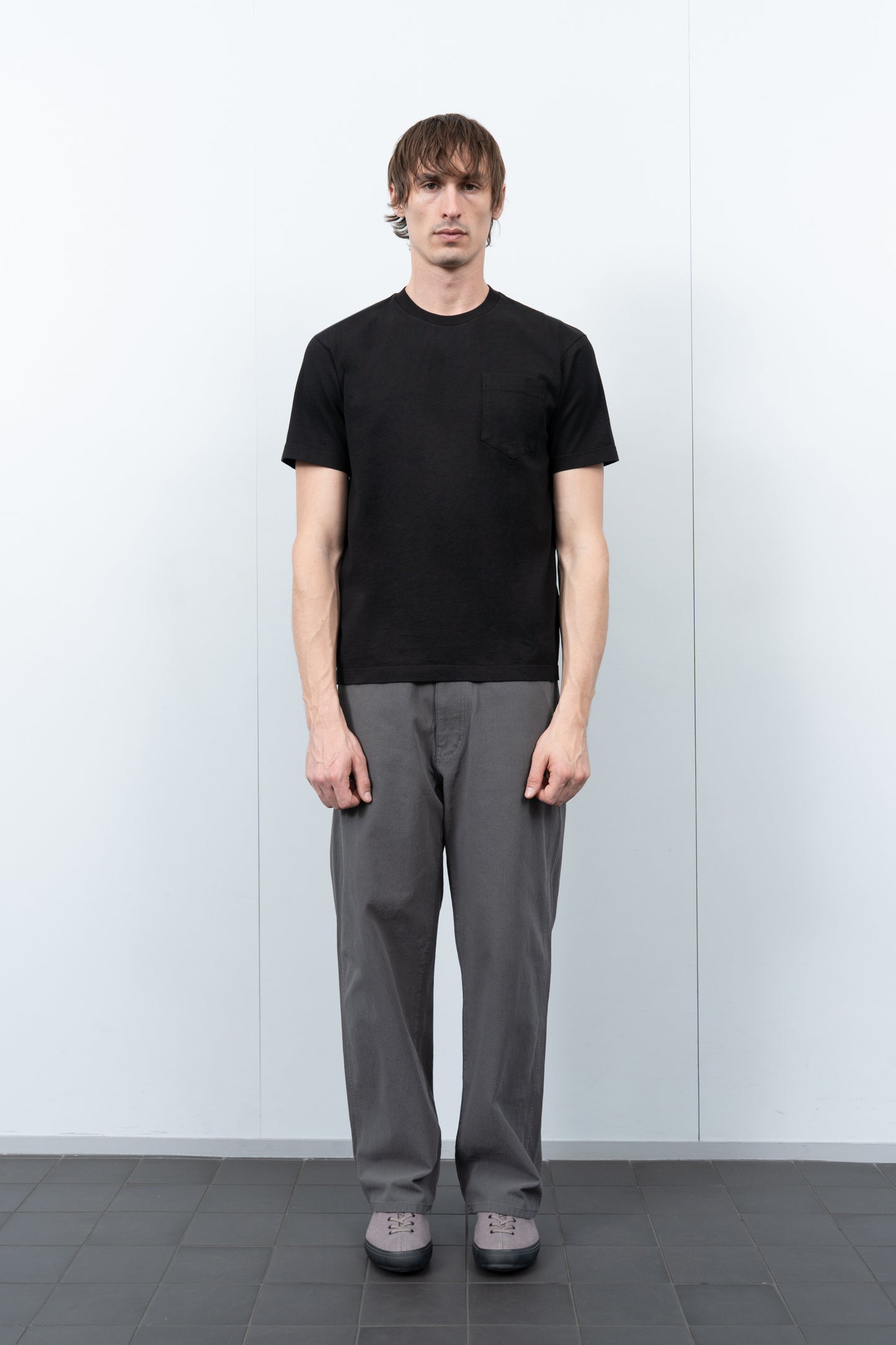 MUNICIPAL POCKET T-SHIRT - BLACK