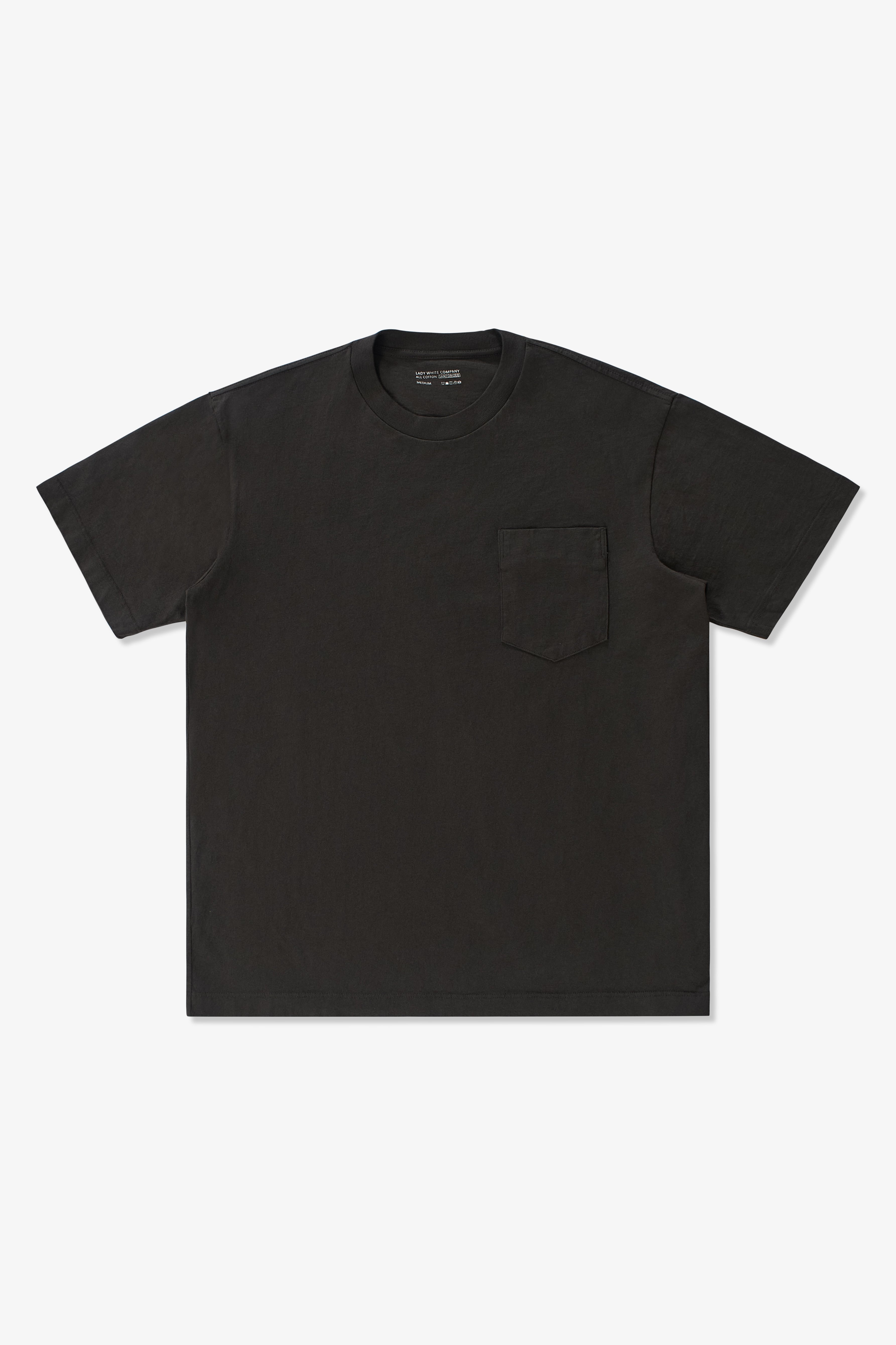 MUNICIPAL POCKET T-SHIRT - GRANITE