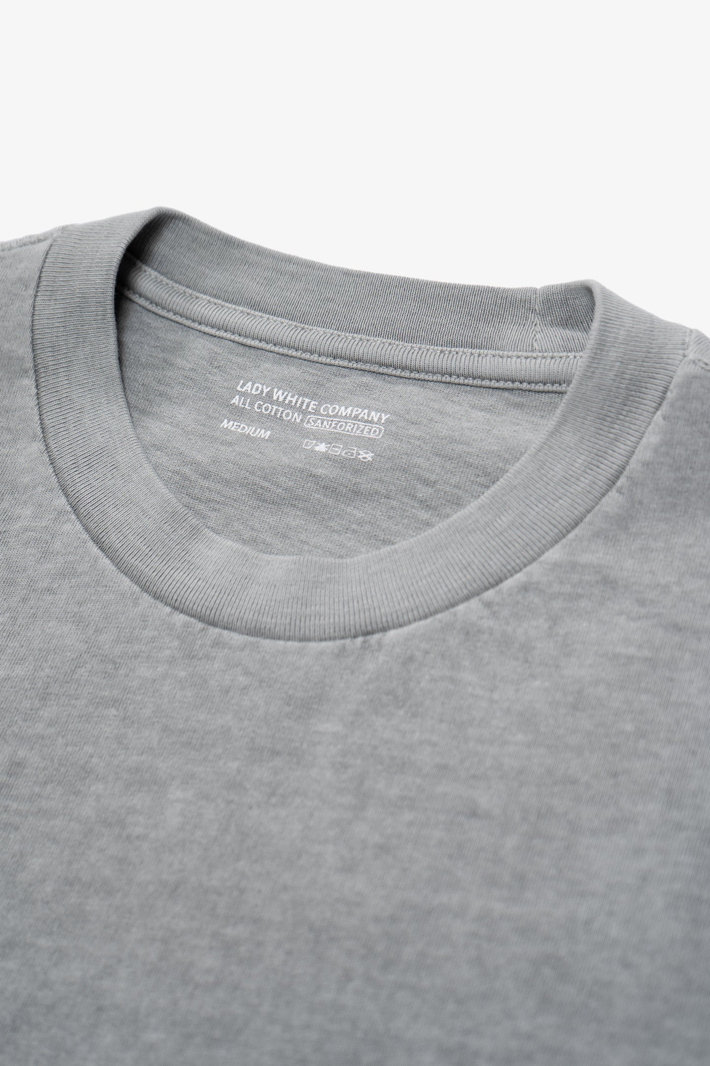 MUNICIPAL POCKET T-SHIRT - PIGMENT CHALK