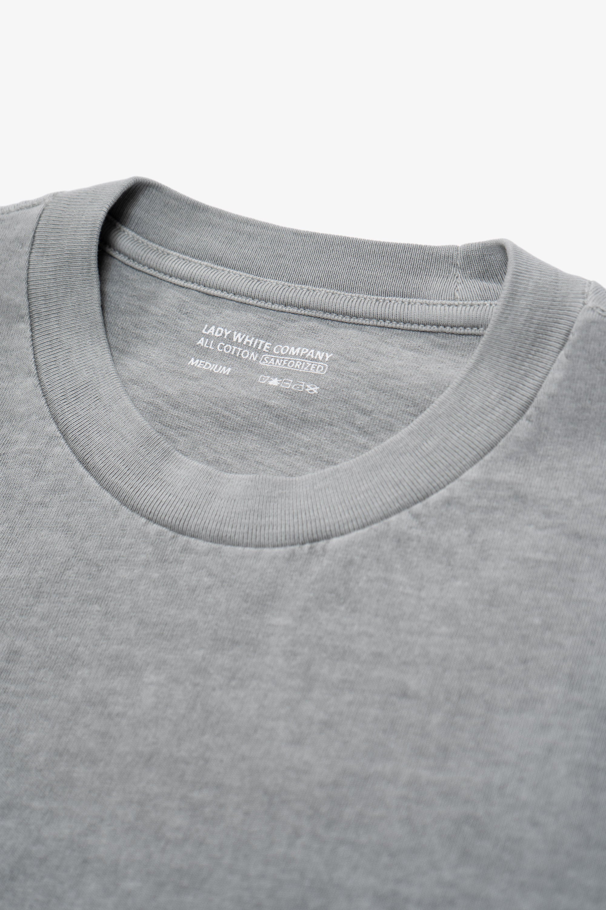 MUNICIPAL POCKET T-SHIRT - PIGMENT CHALK