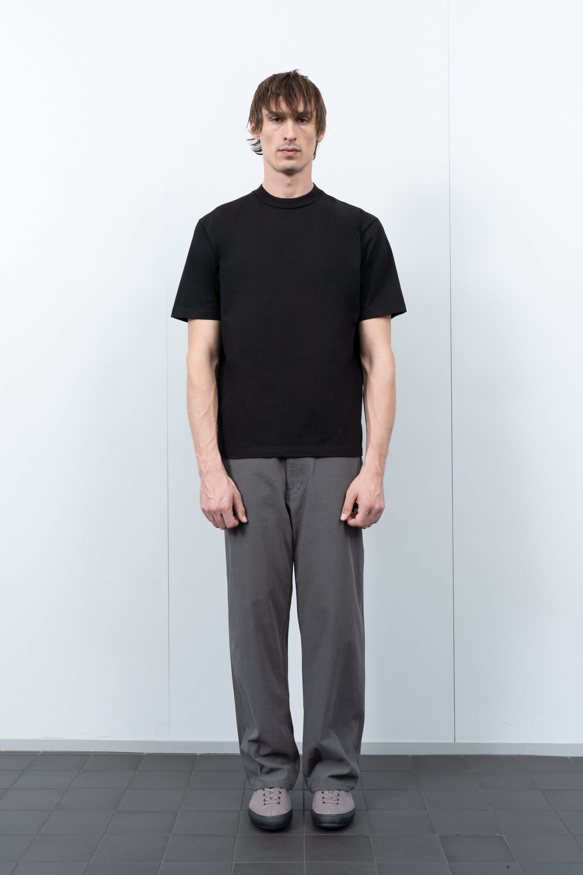 トップス Belvet rugby shirt Black M Sturdy Cotton Interlock Jersey Rugby Shirt – Merz b. Schwanen
