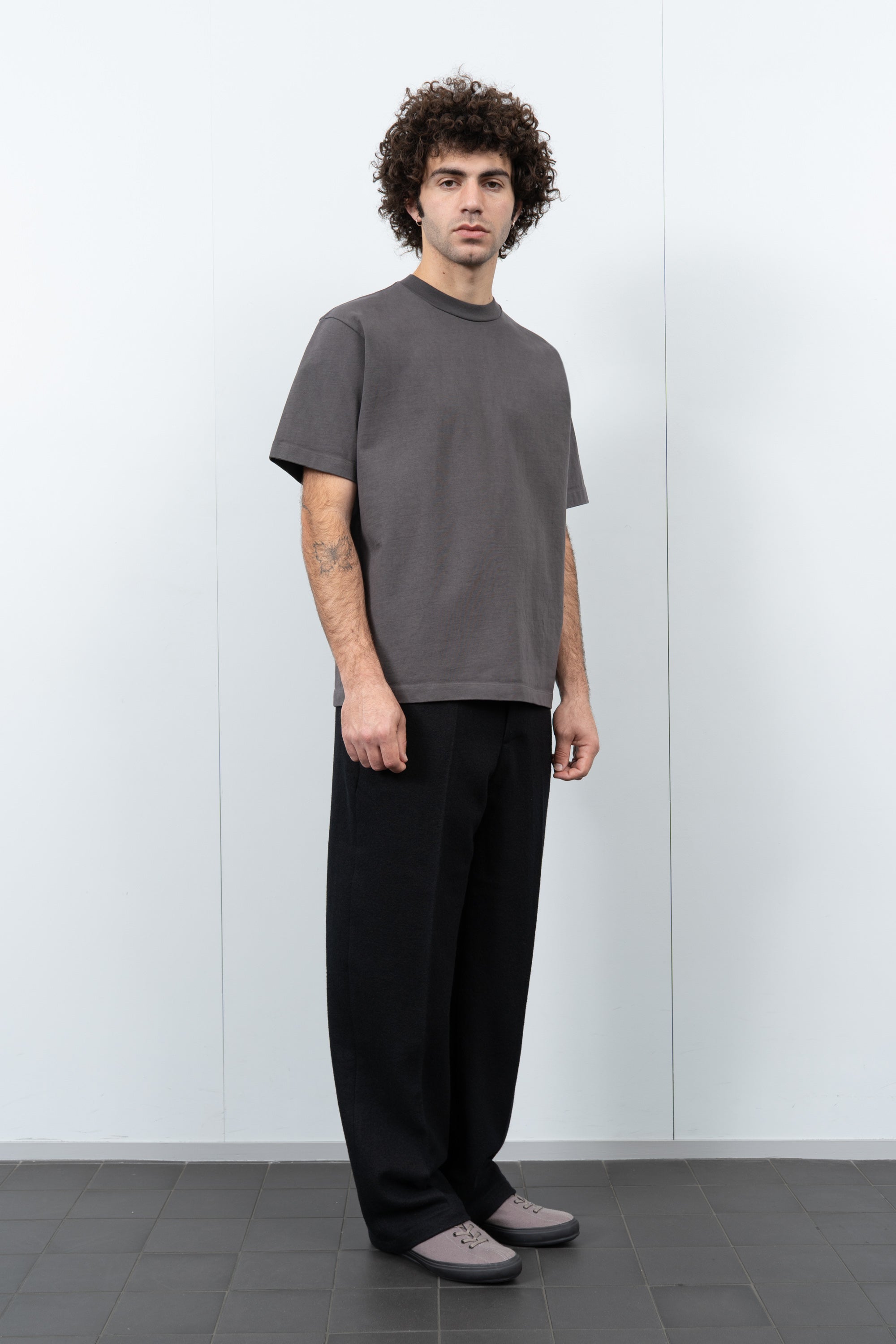 pois ブラウスT RUGBY T-SHIRT - PEWTER – LADY WHITE CO.