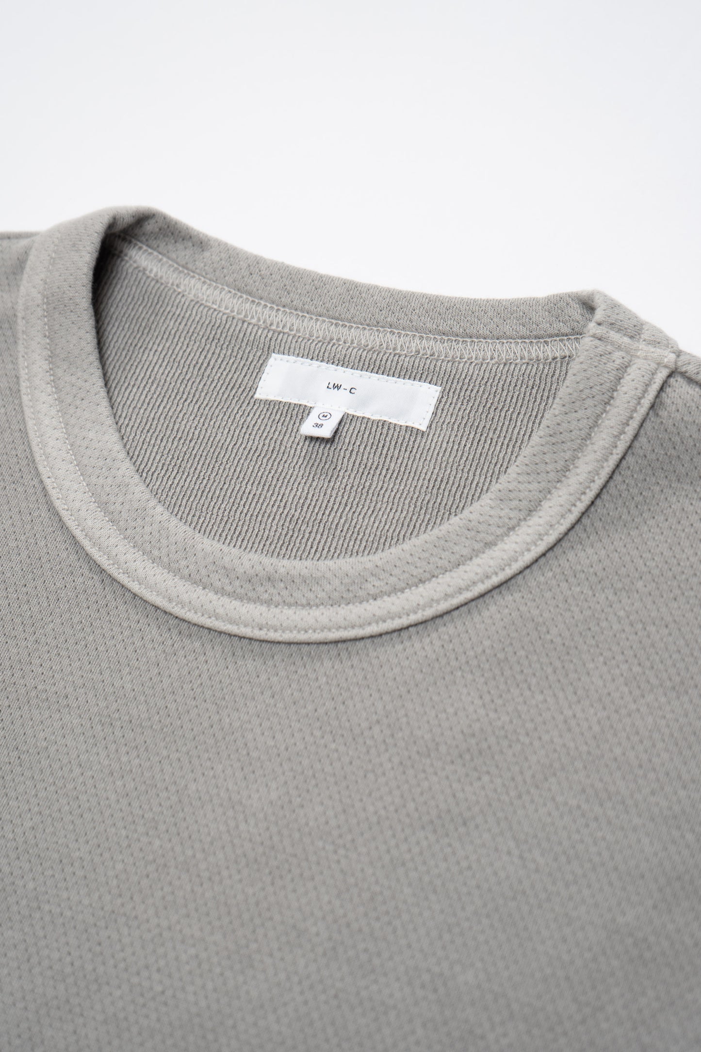 MESH T-SHIRT - PIGMENT CHALK