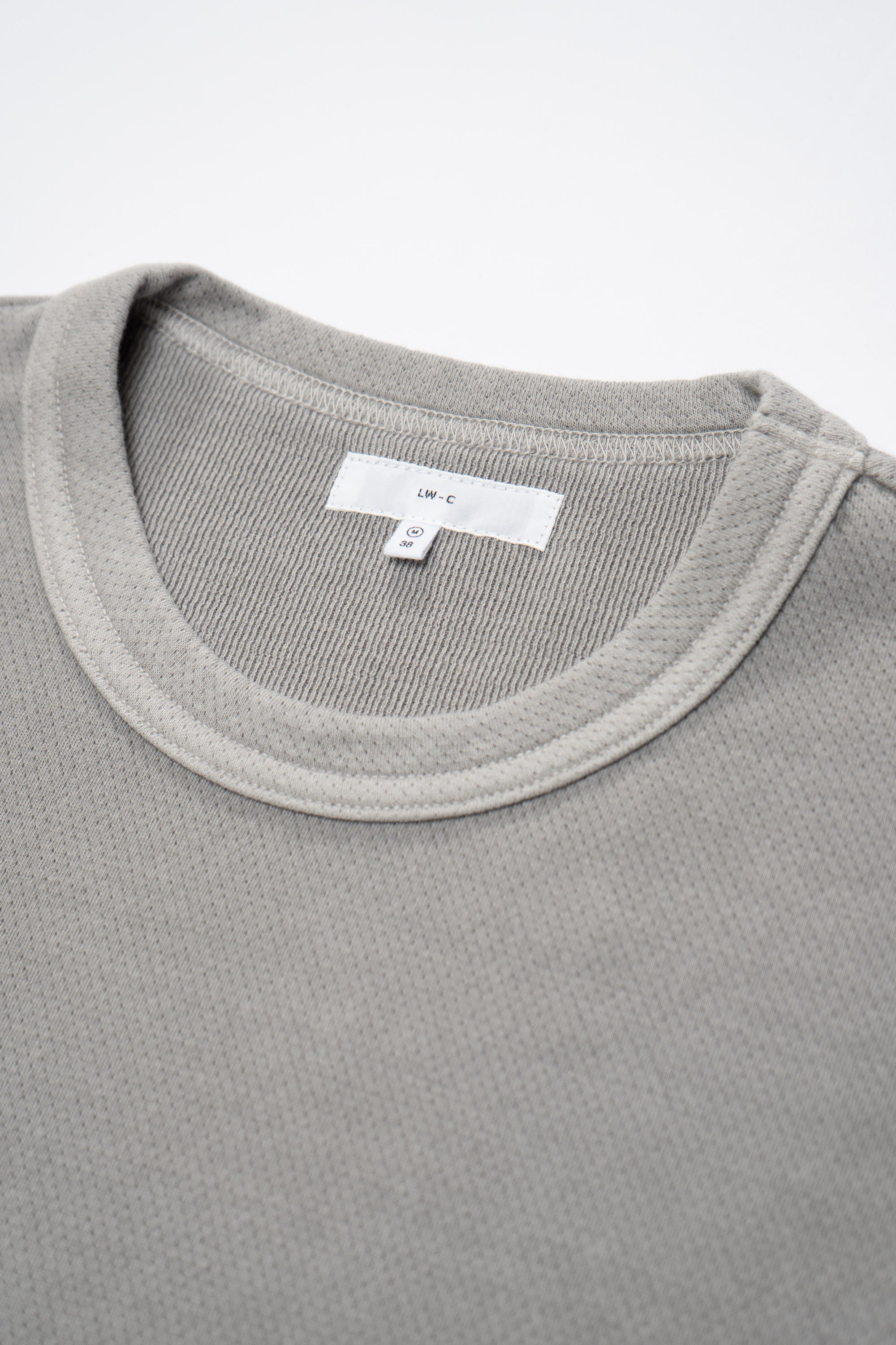 MESH T-SHIRT - PIGMENT CHALK